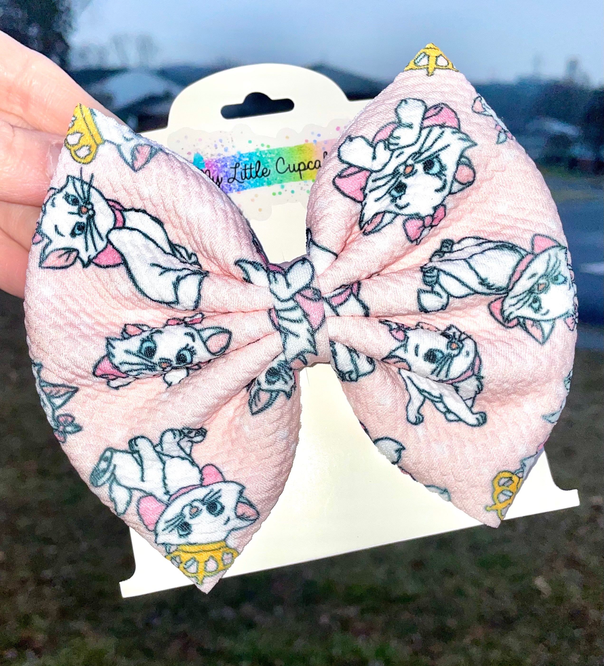 Marie Kitty Fabric Bow