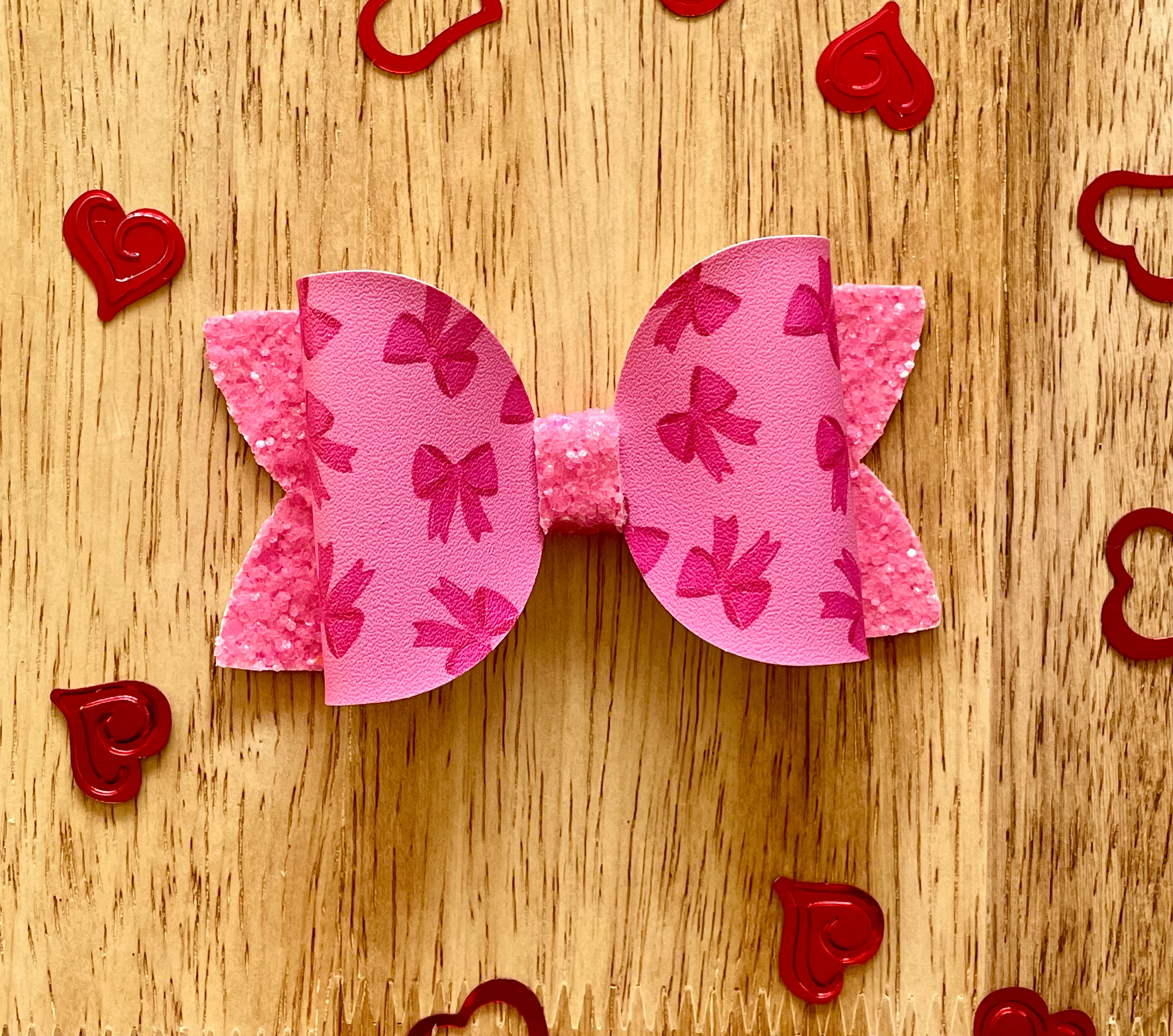 Hot Pink Bows 3.5in Beauty