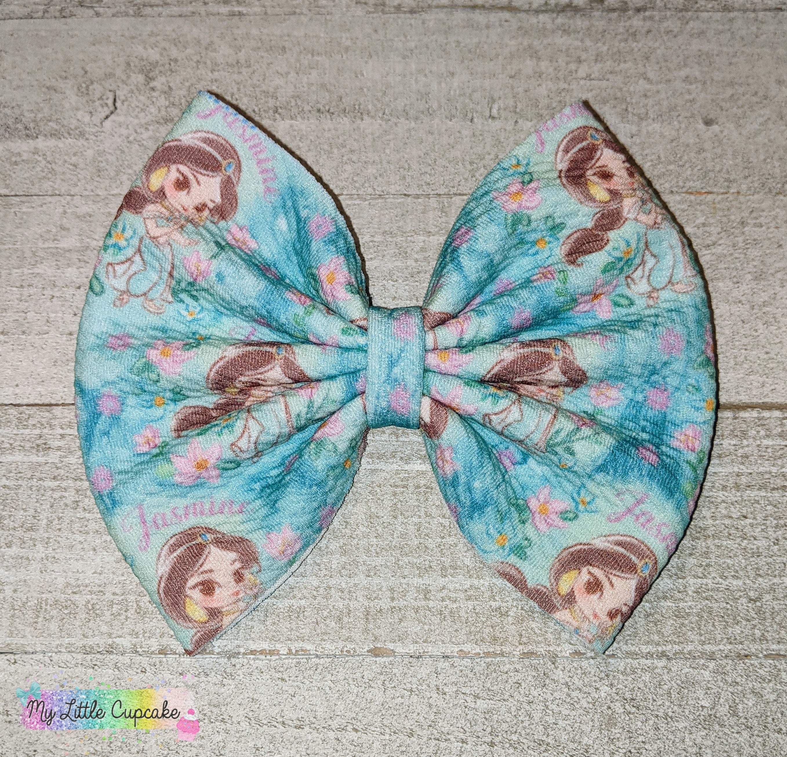 Princess Girls Fabric Bows 5in