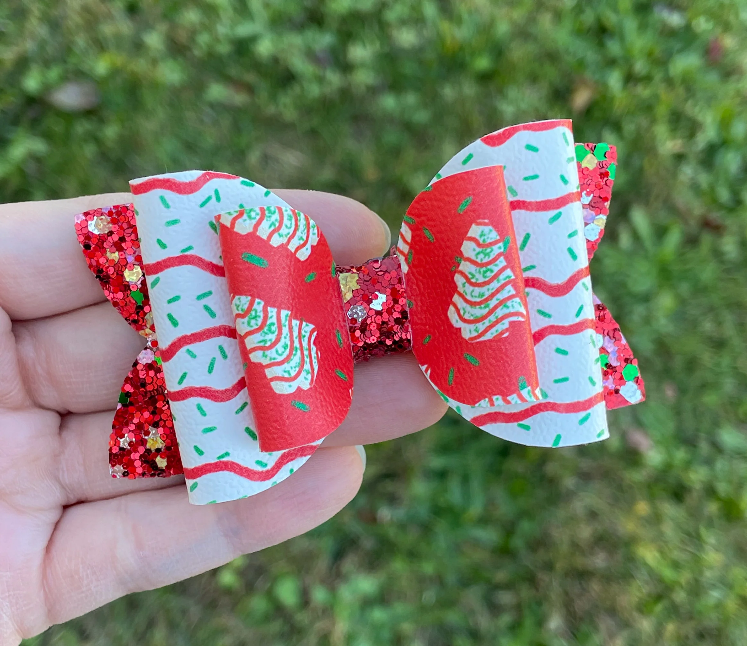 Christmas Tree Cakes  3.5in Double Beauty