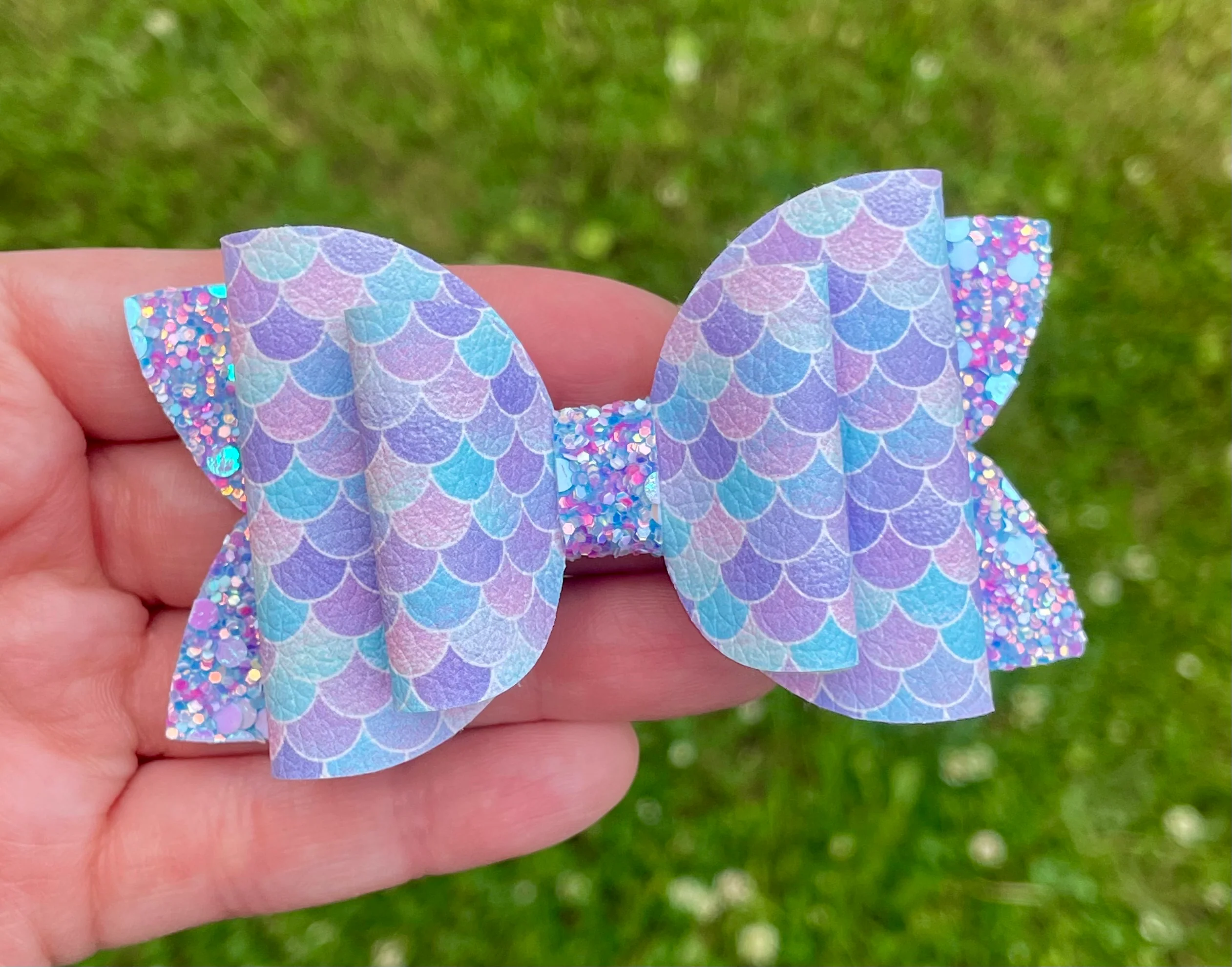 Pastel Purple Mermaid 3.5in Double Beauty