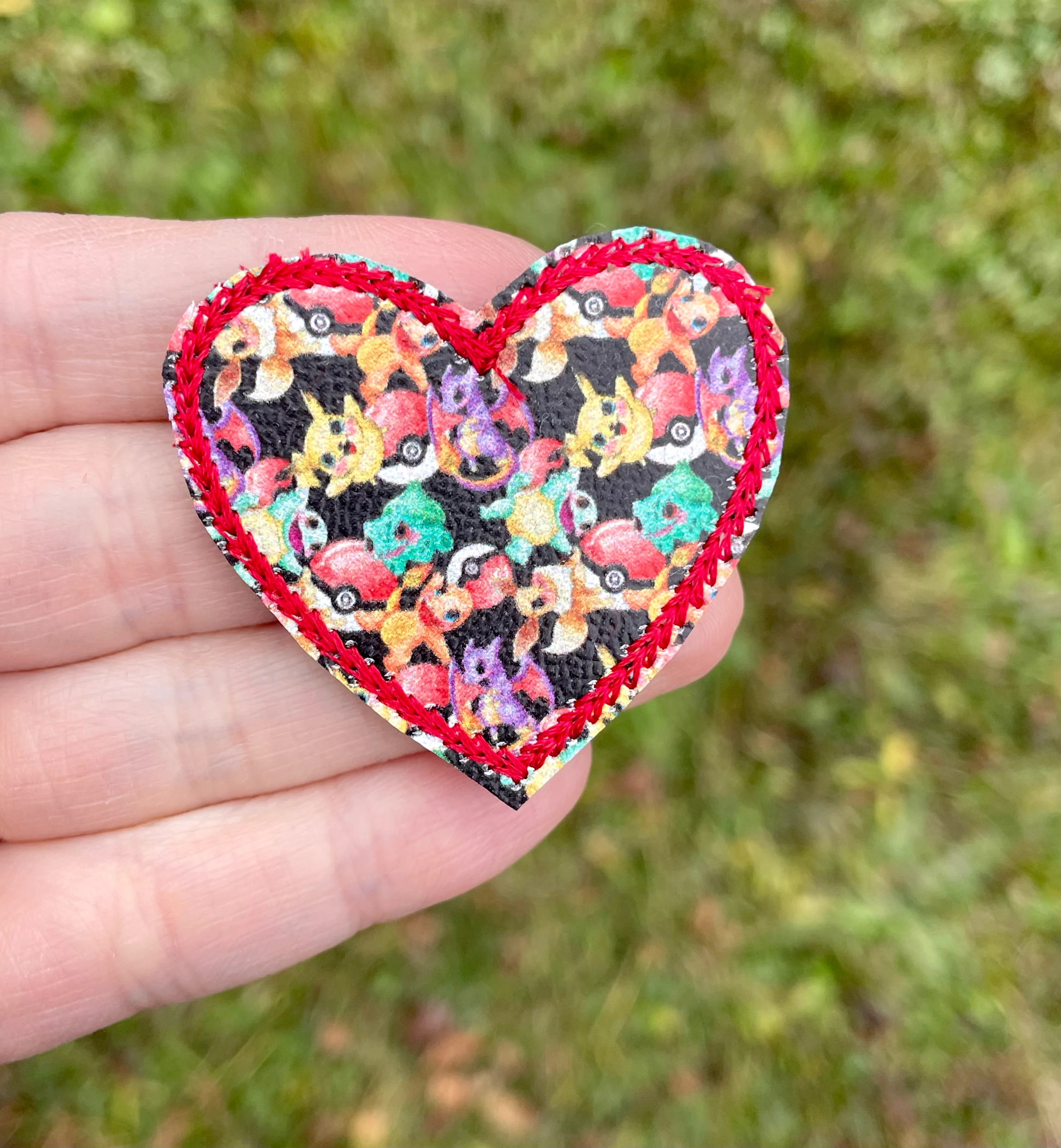 Pokemon Heart Feltie Clip