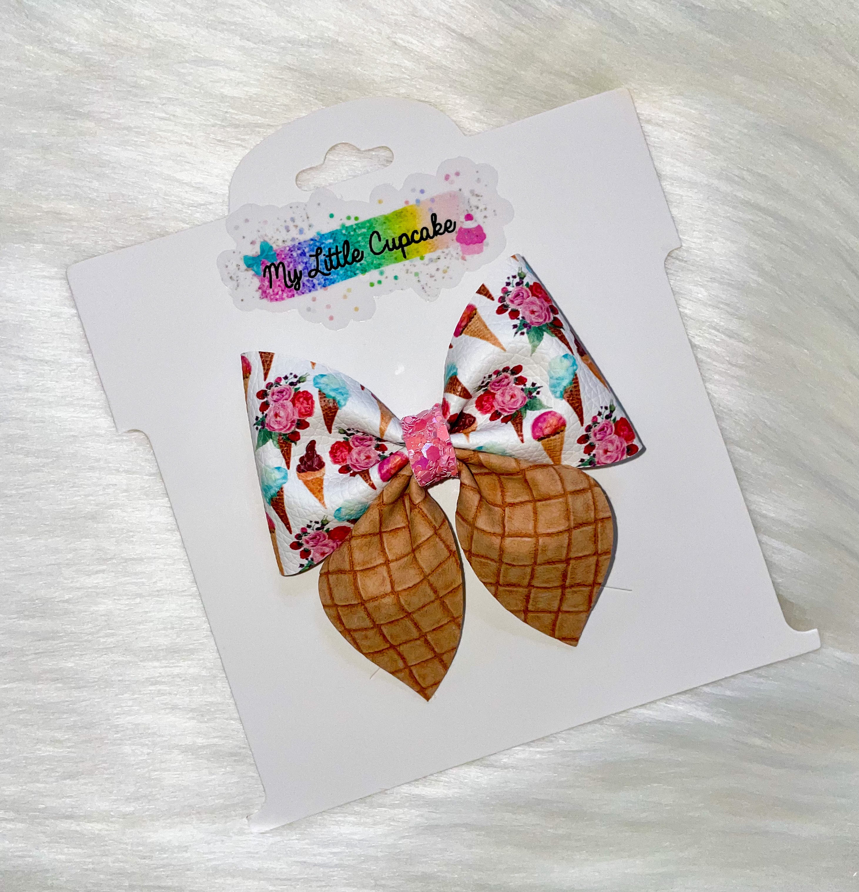 Sophia Floral Ice Cream Sailor Bow