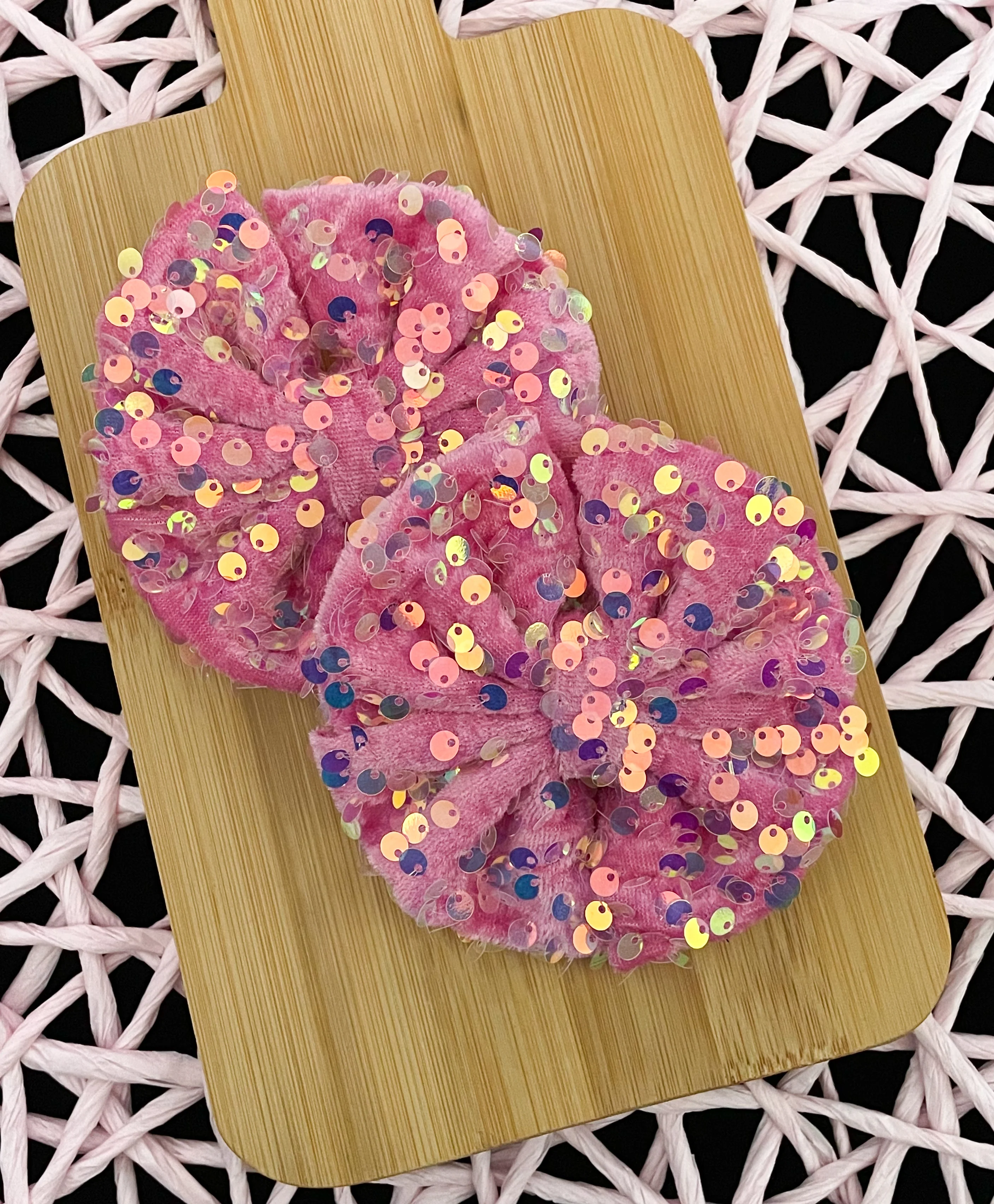 New Baby Sequin Velvet Fabric