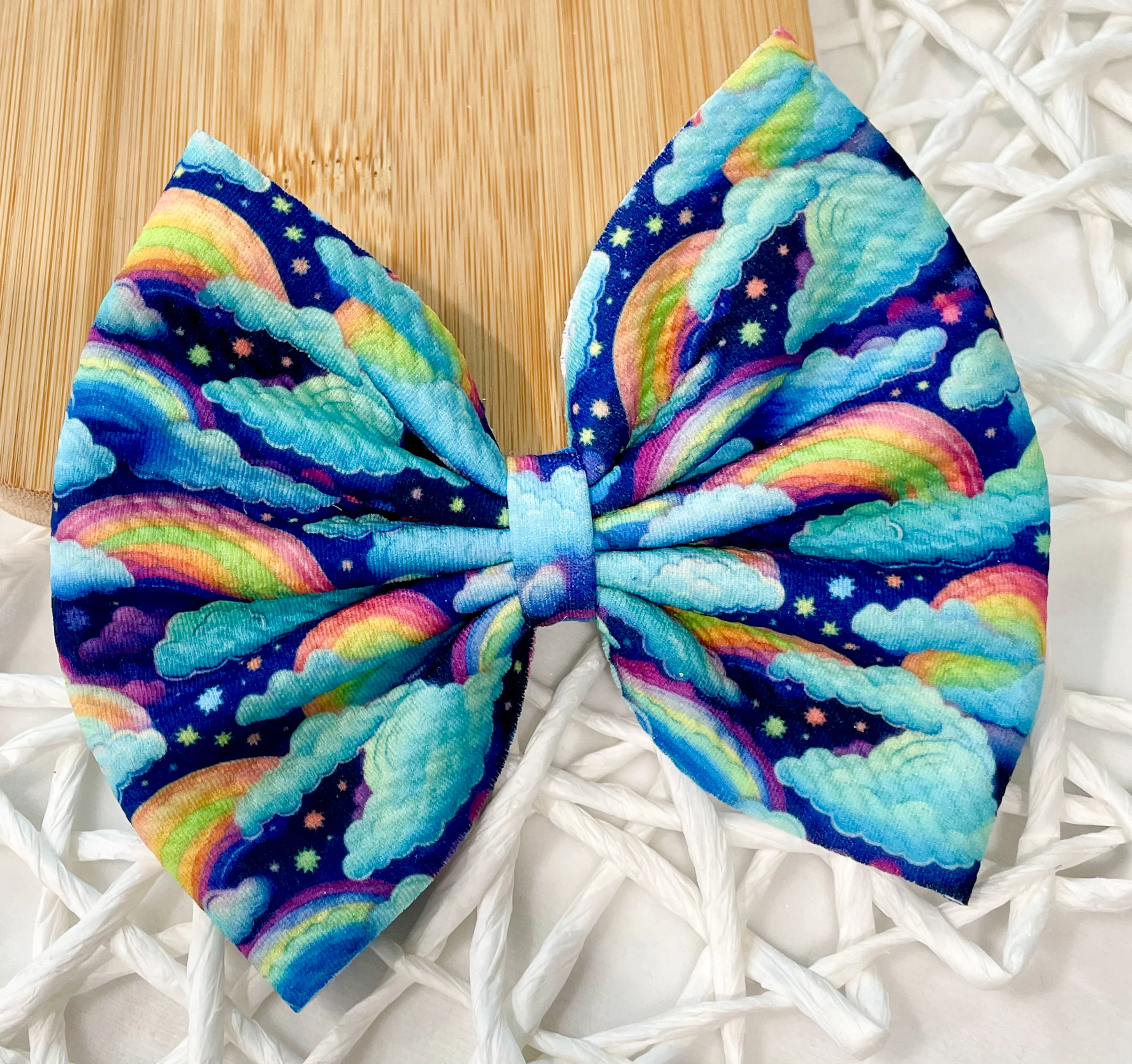 Luminous Rainbows Fabric