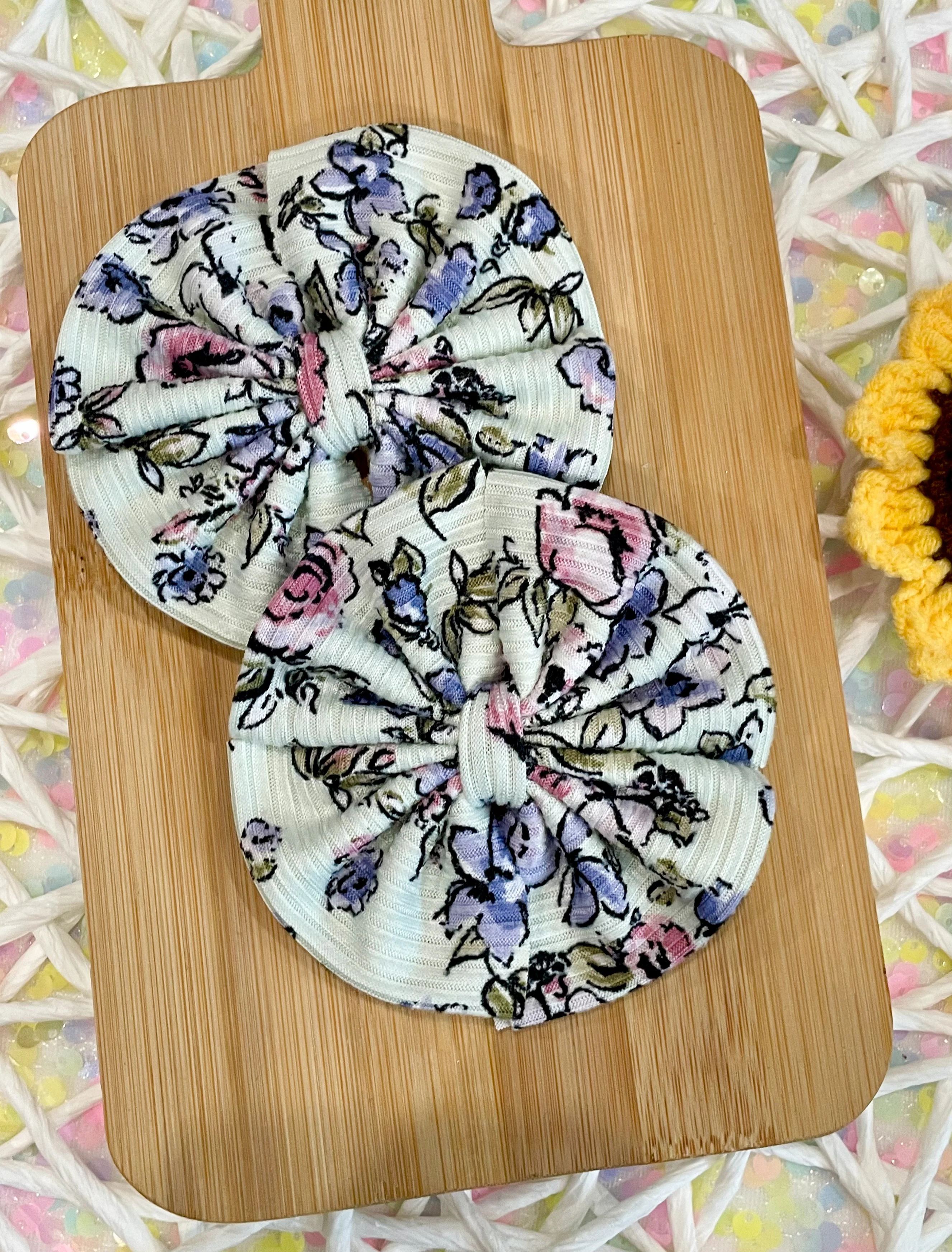 Pink & Lavender Sketch Floral Fabric