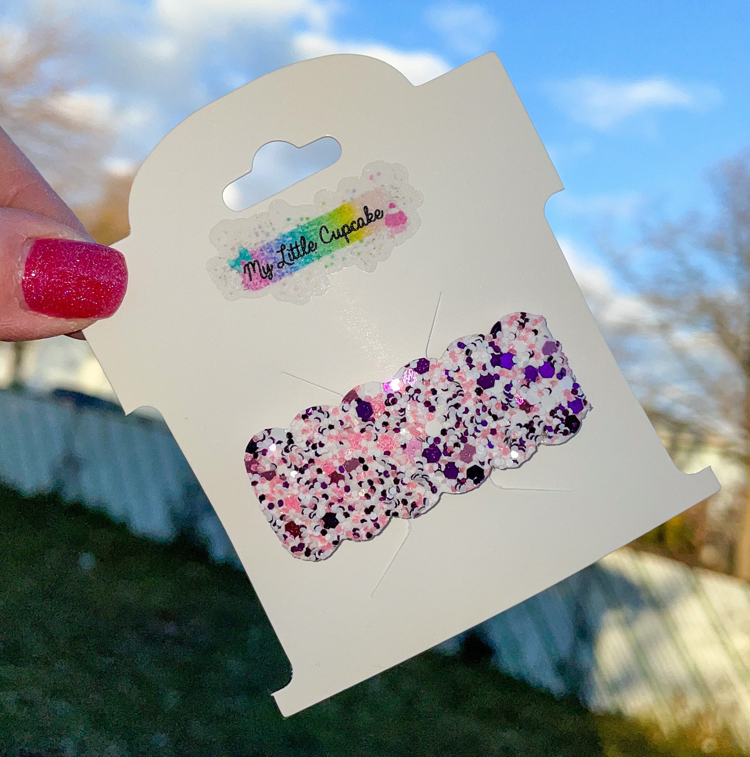 Sweet Talker Glitter Snap Clip
