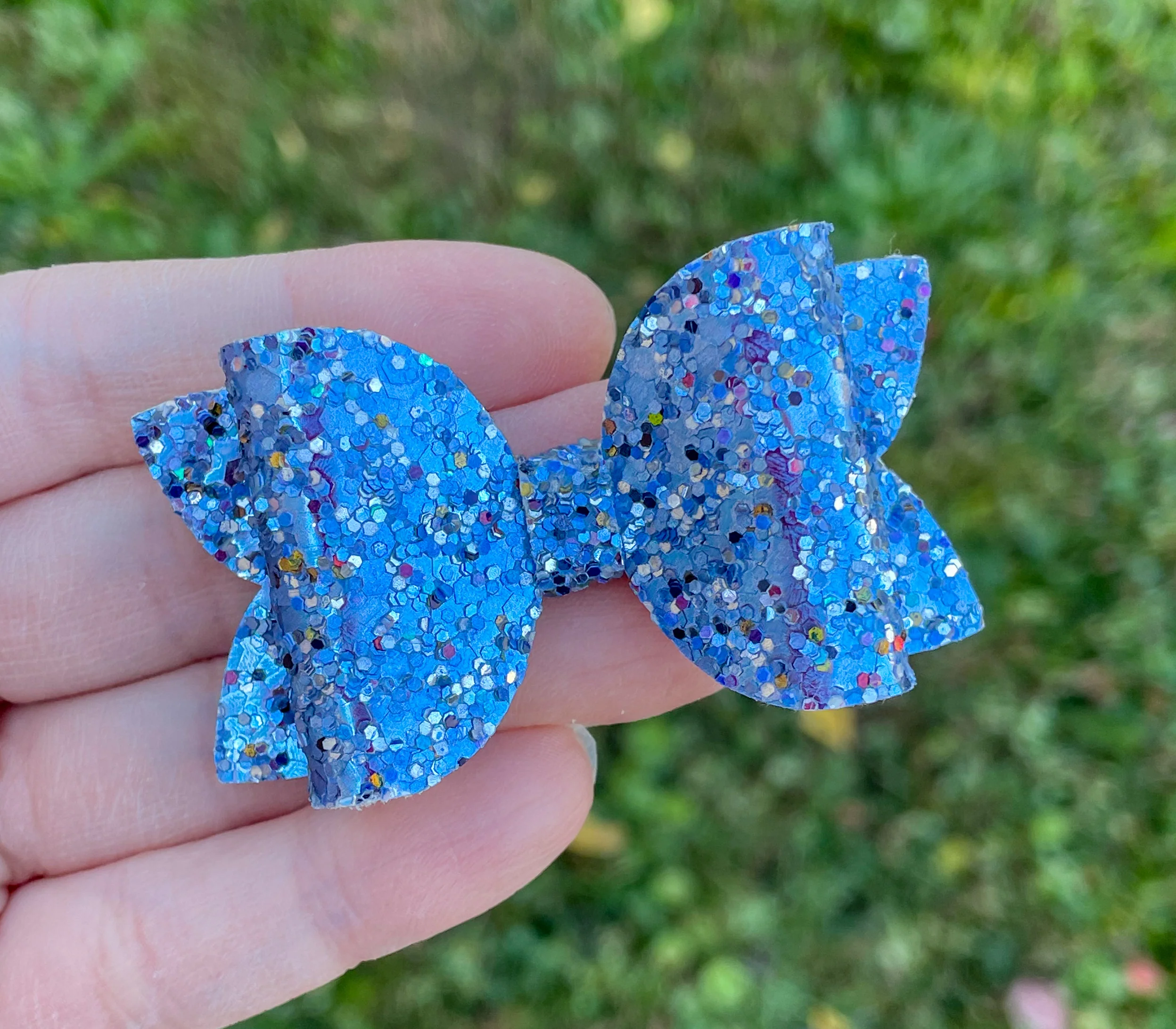 Blue Jean Holo Glitter 2.5in Beauty