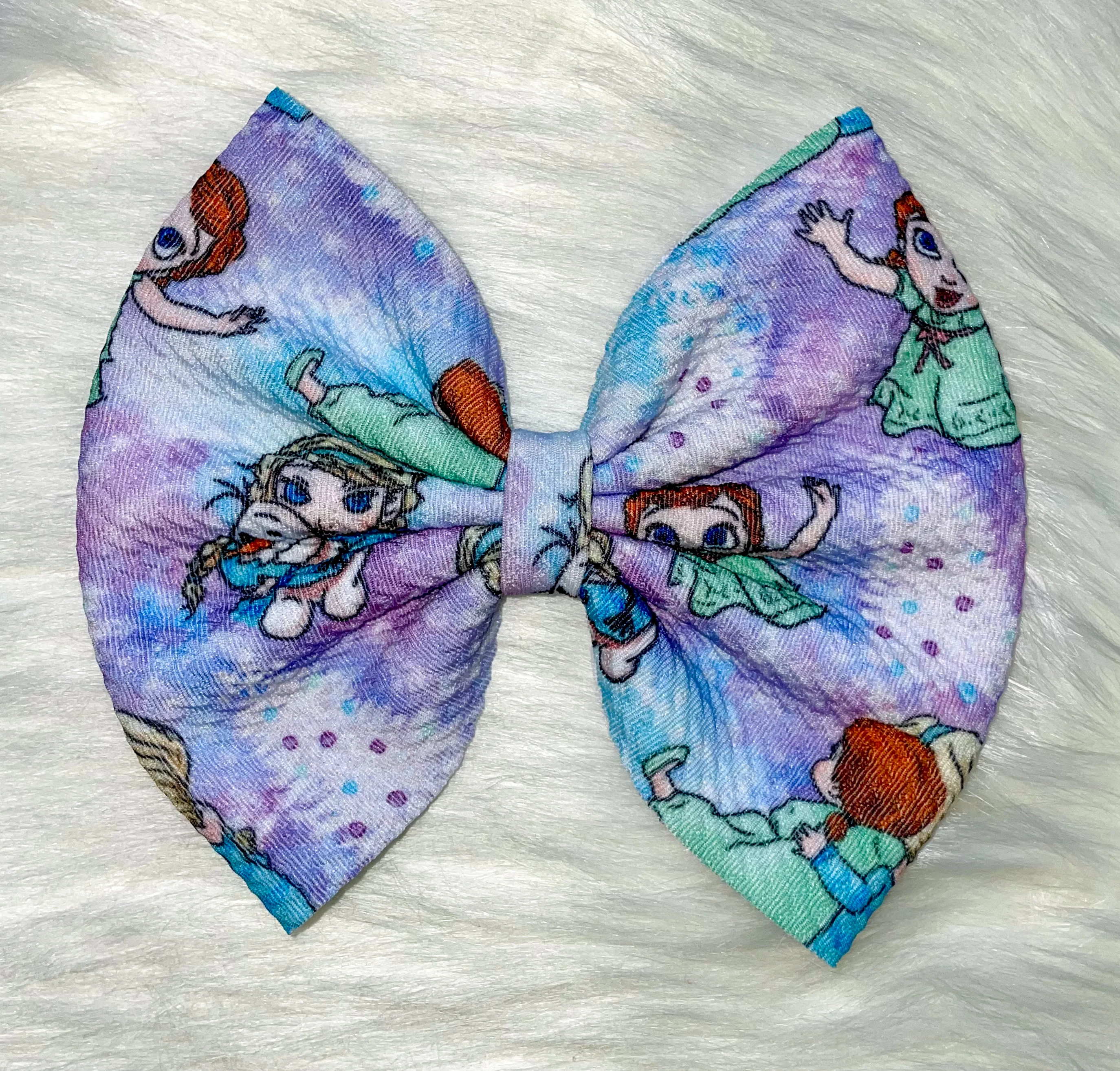Frozen Toddlers Fabric Bow