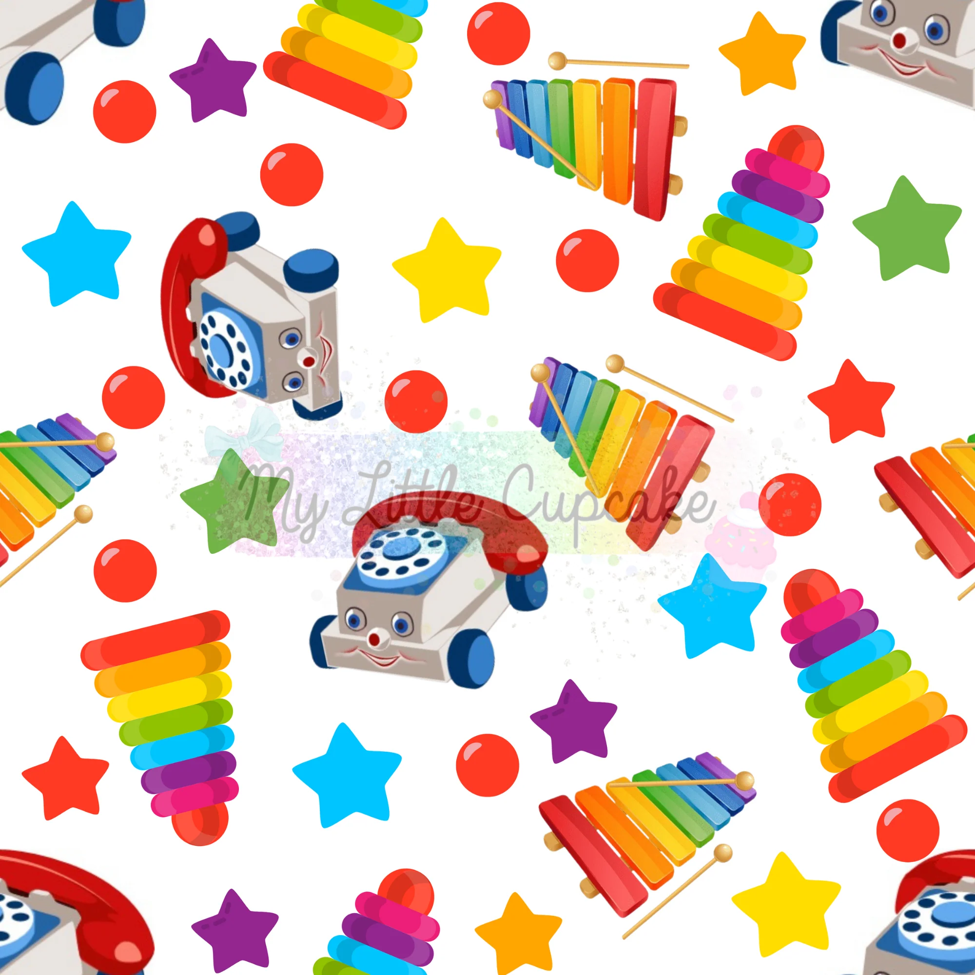 Classic Rainbow Toys Fabric Bow