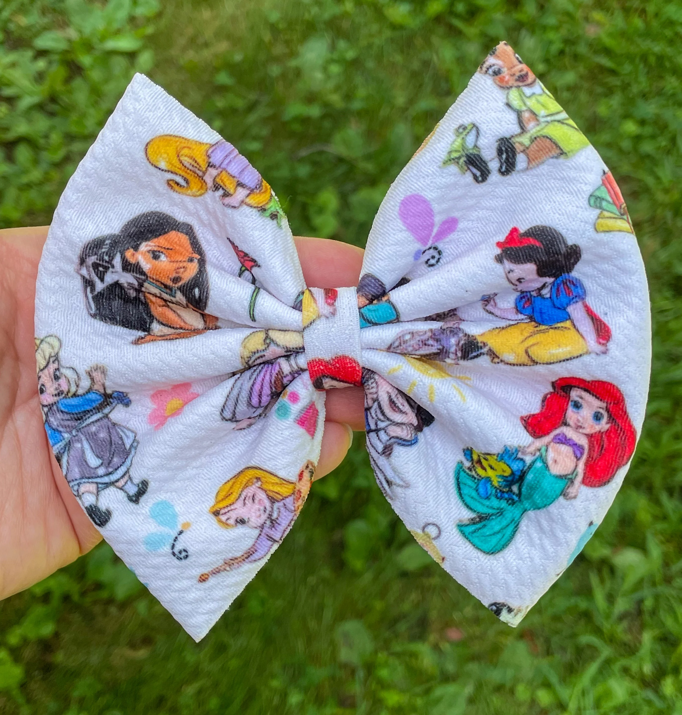 Princess Animators Fabric Bow