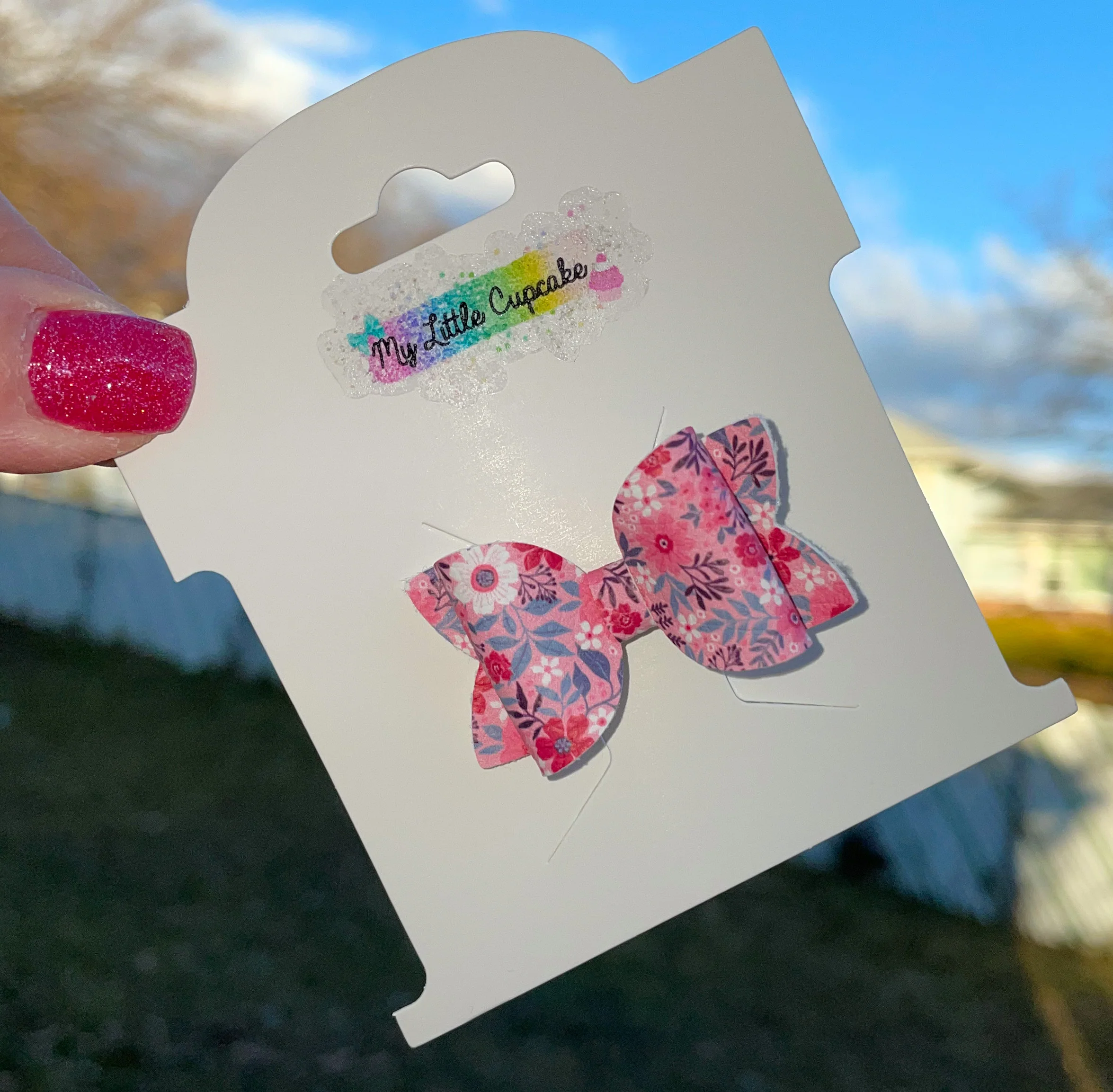 Jenni Floral Bitty Bow