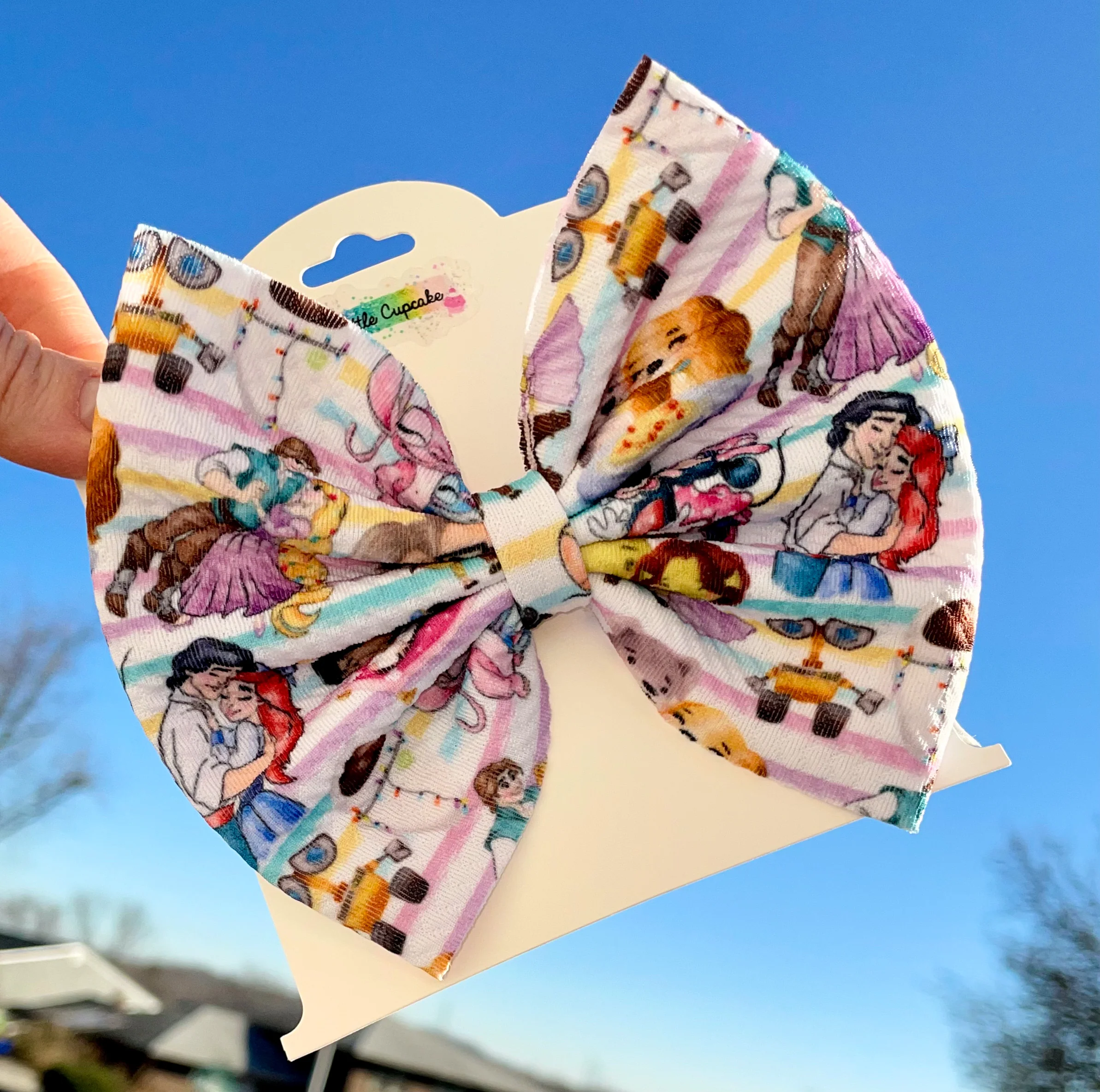 Character Couples Fabric Bow