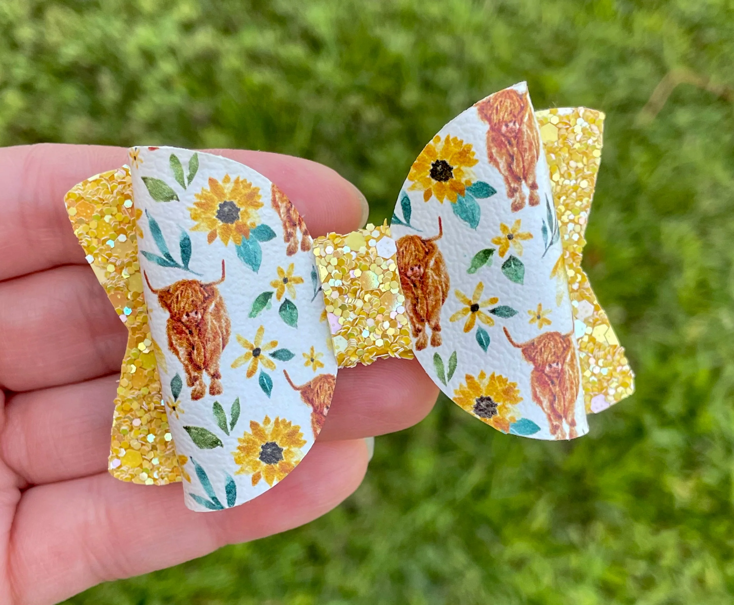 Cows & Sunflowers 3in Original