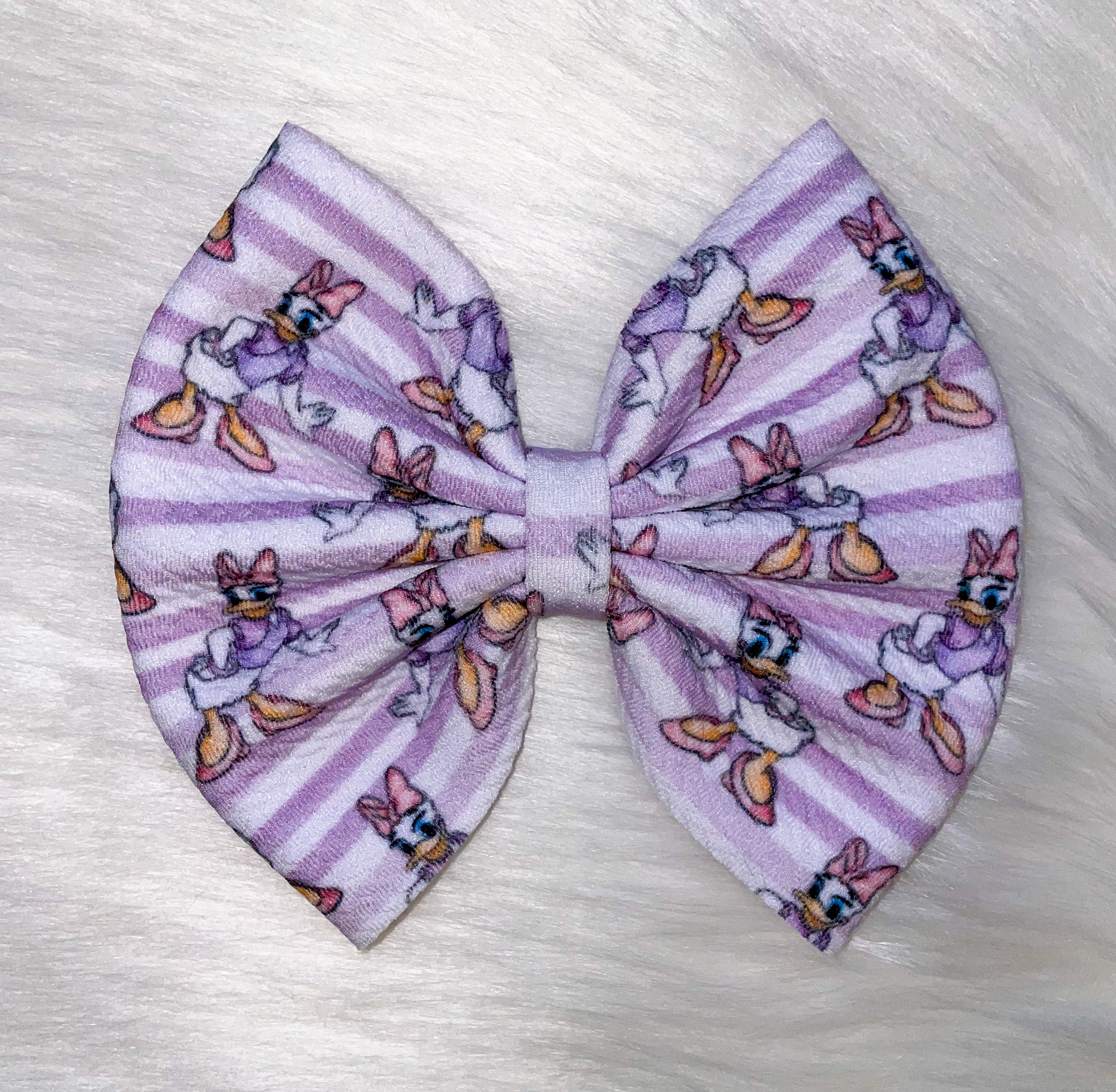 Daisy Fabric Bow