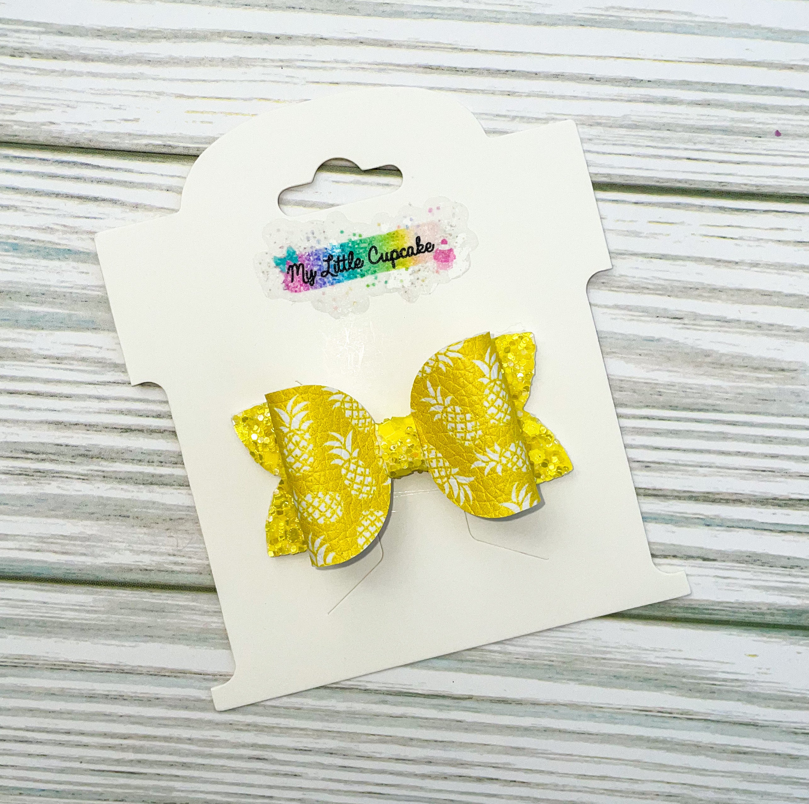 Sweet Pineapples 2in Beauty Bow