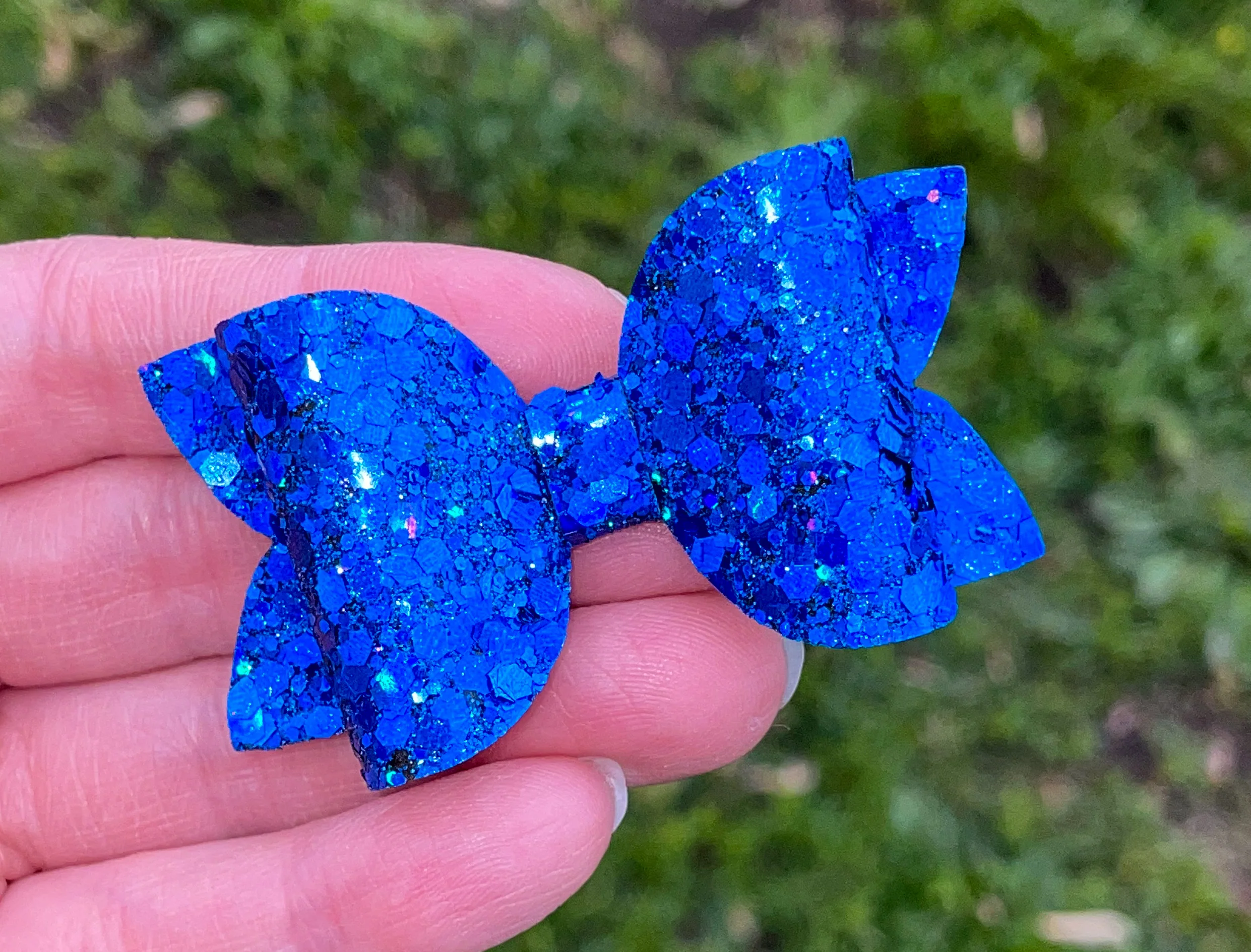 Blue Holo Glitter 2.5in Beauty