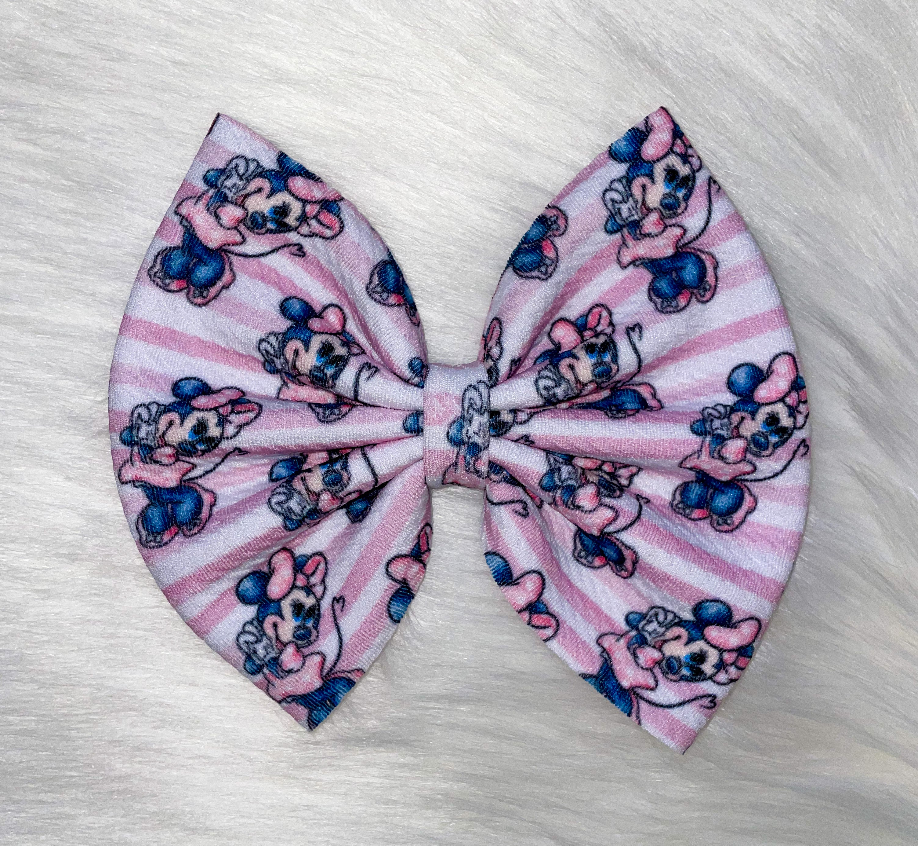 Mouse Girl Fabric Bow