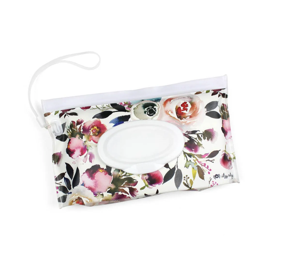 Take & Travel Wipes Pouch- Blush Floral