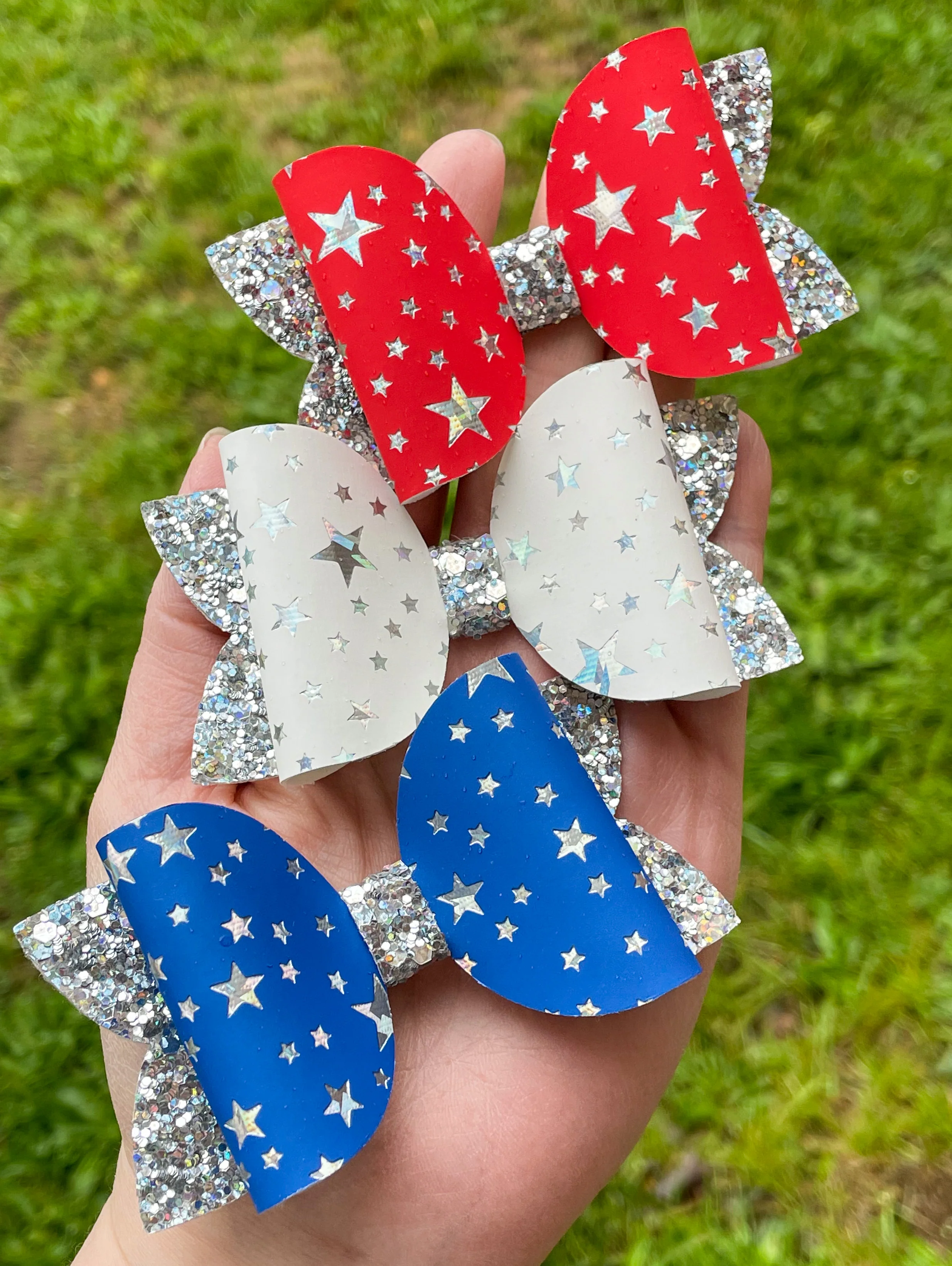 RWB Silver Holo Stars 3.5in Beauty