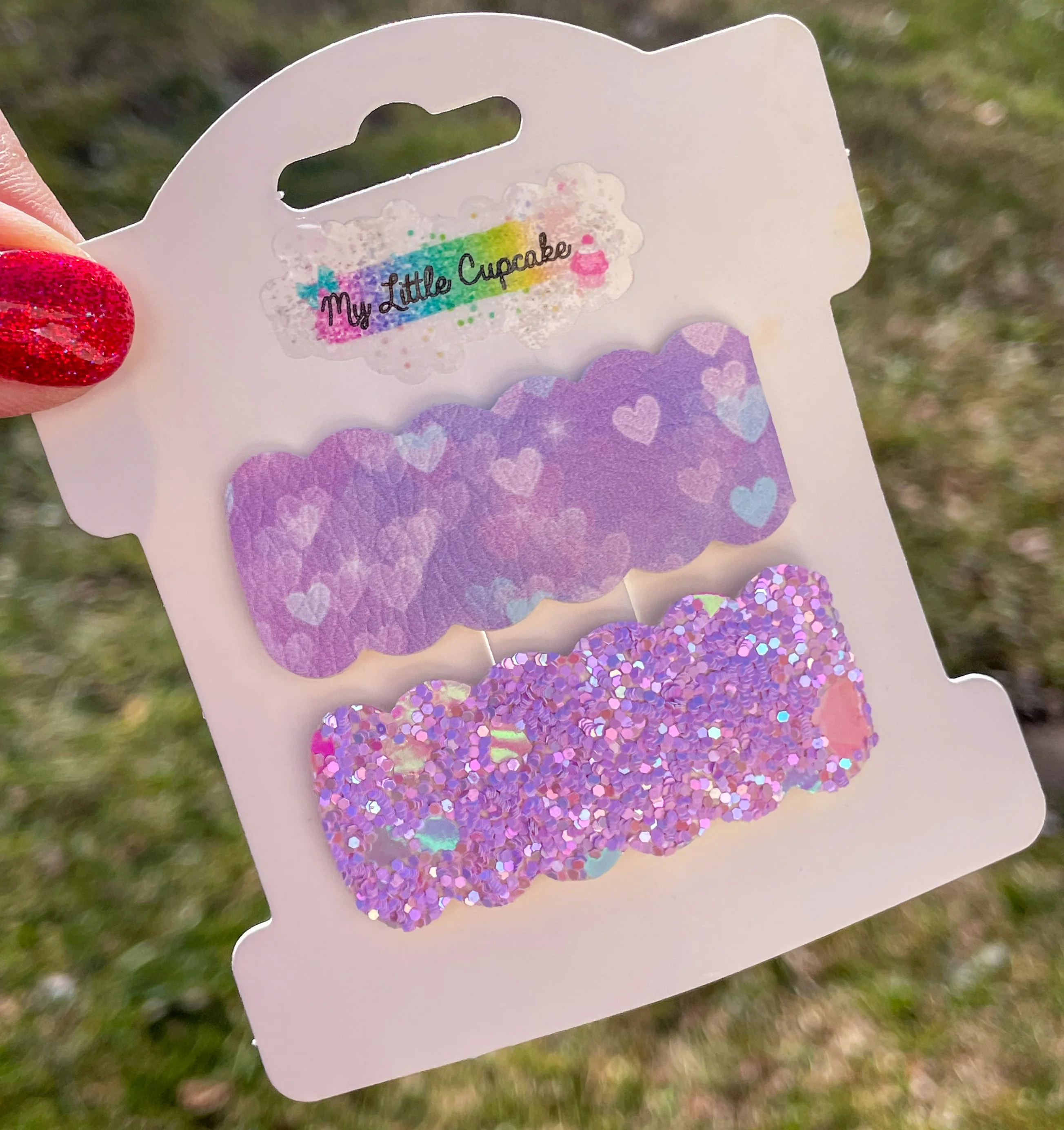 Dazzling Hearts Snap Clip Set