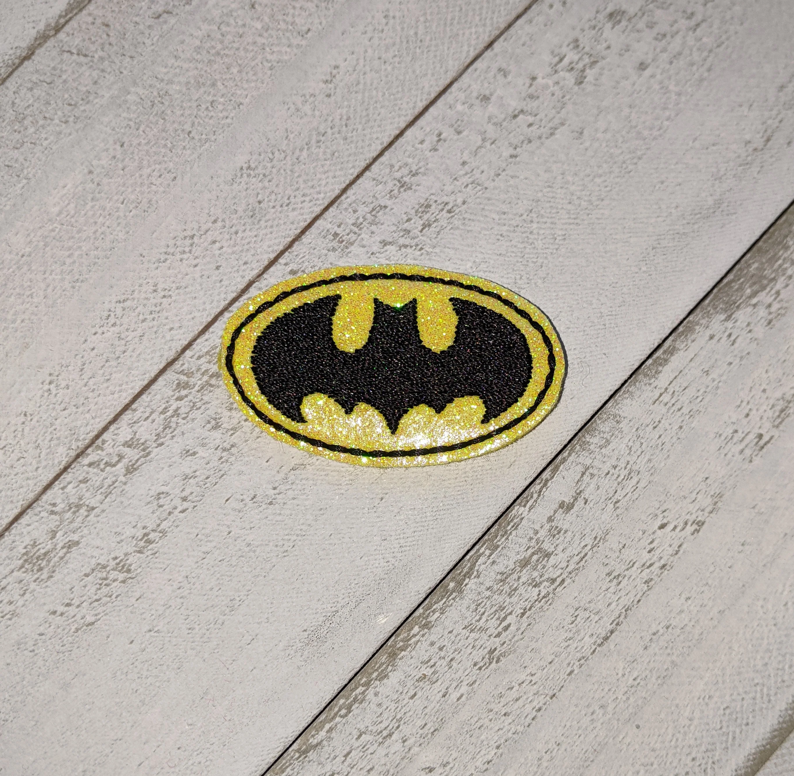 Batman Logo Feltie Clip
