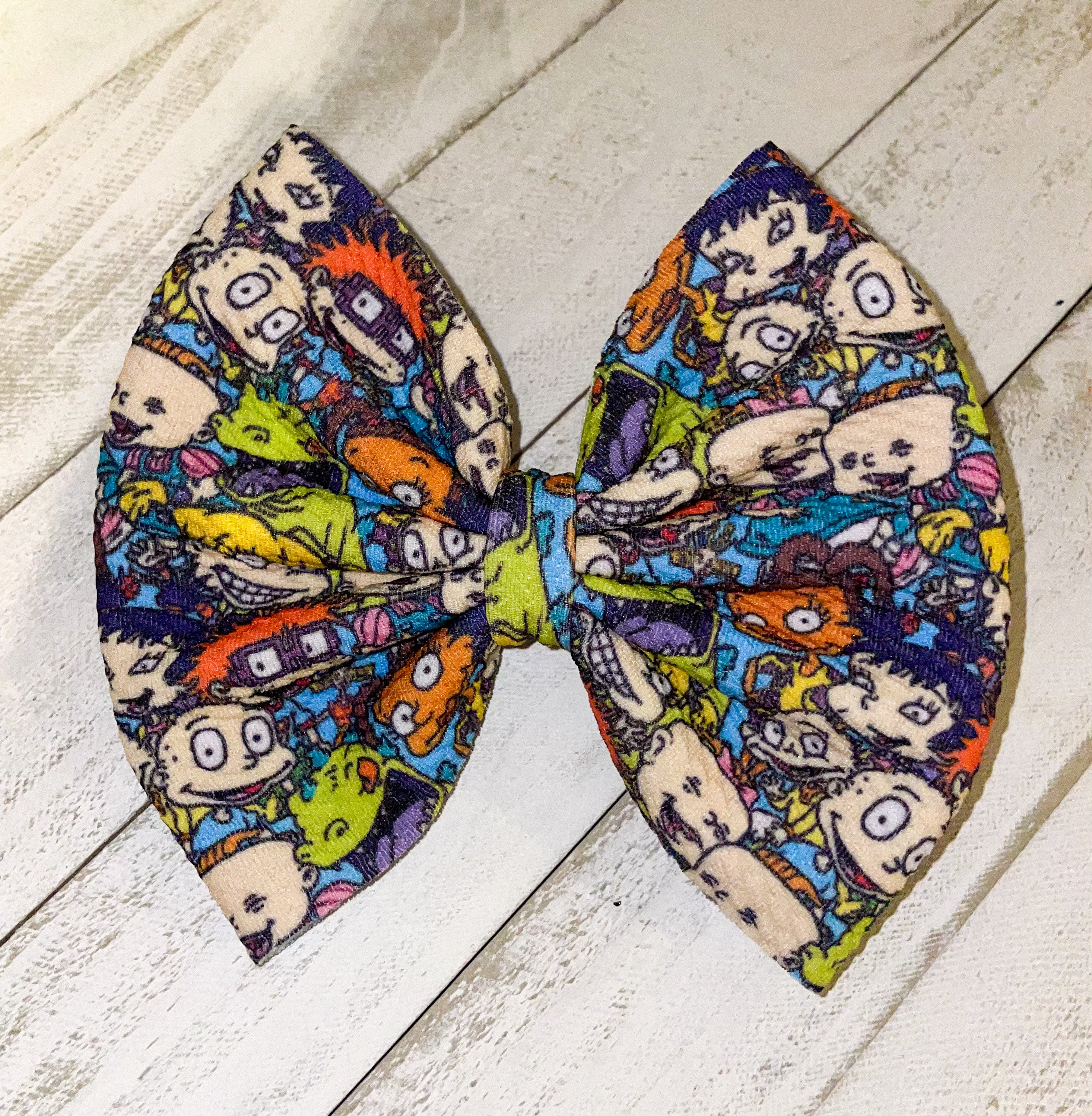 Rugrats Fabric Bow