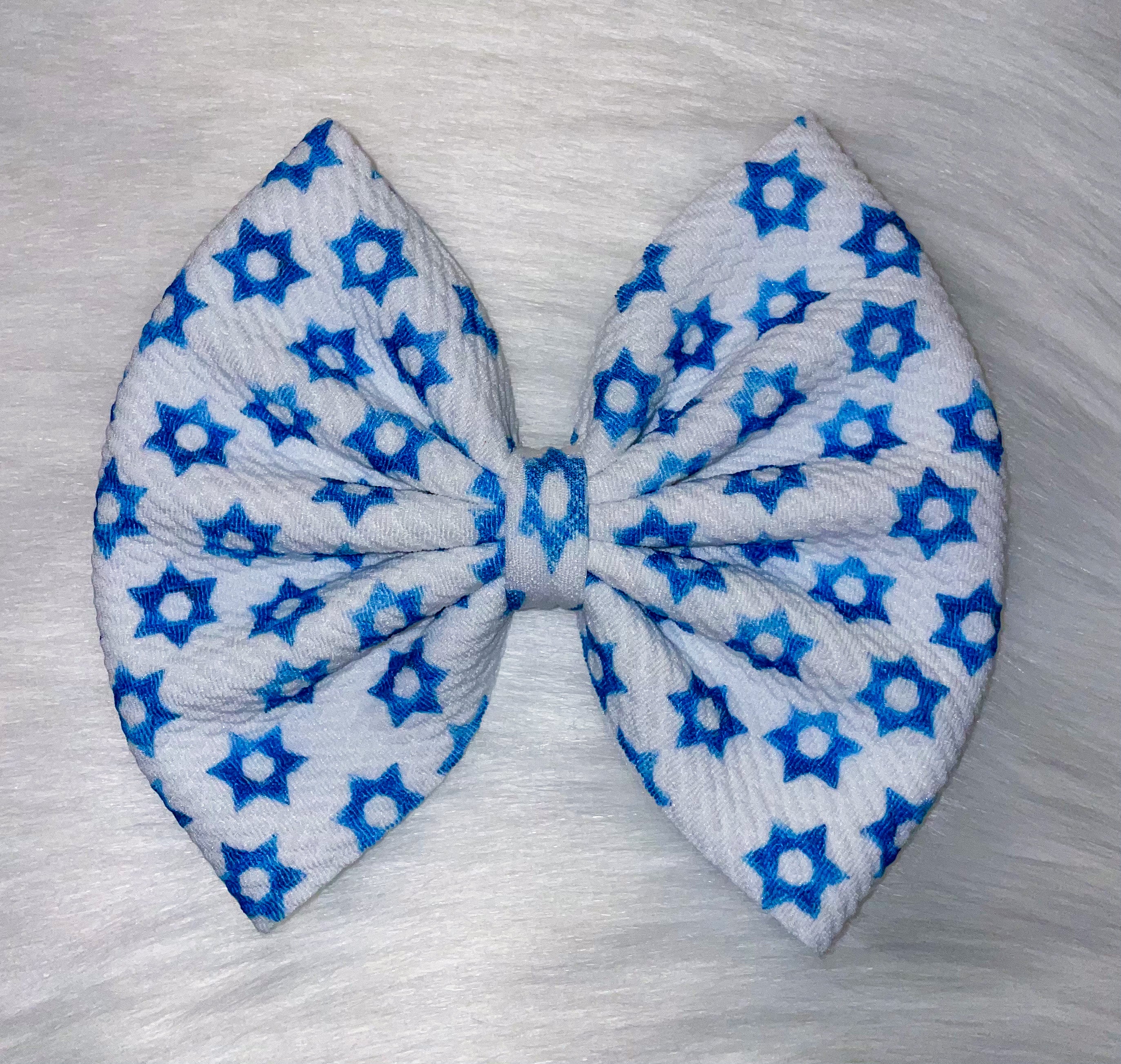 Stars Fabric Bow