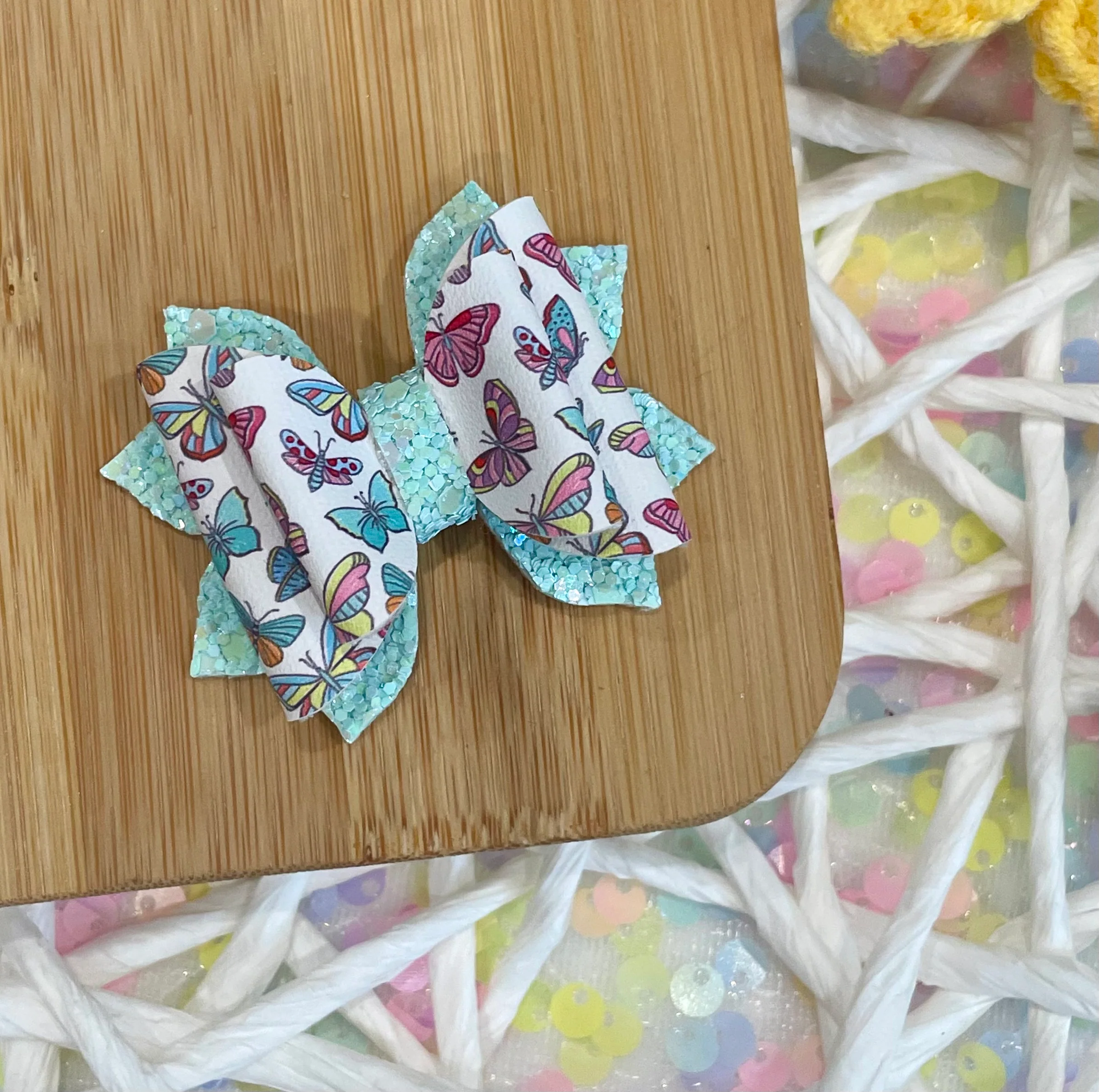 Colorful Butterflies 2in Jasmine