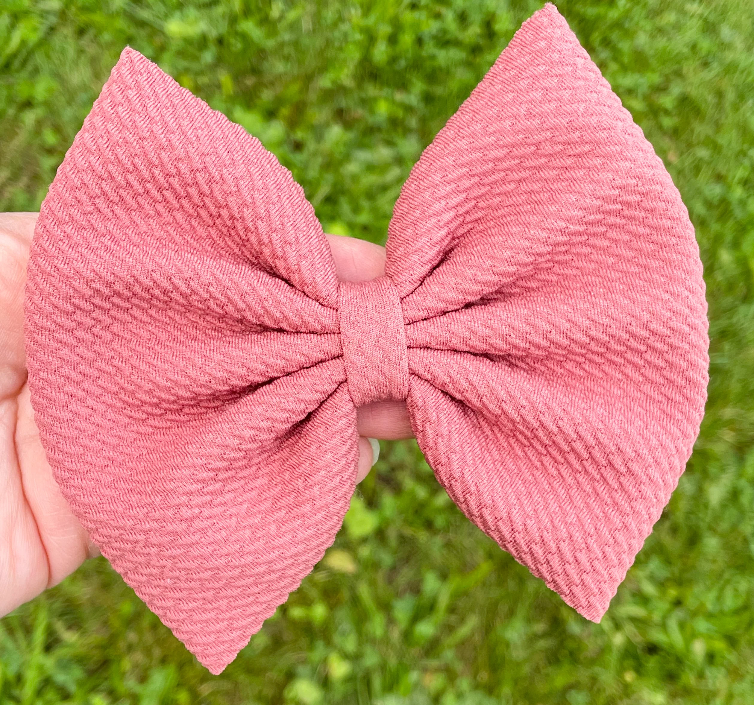 Fall Solid Fabric Bows