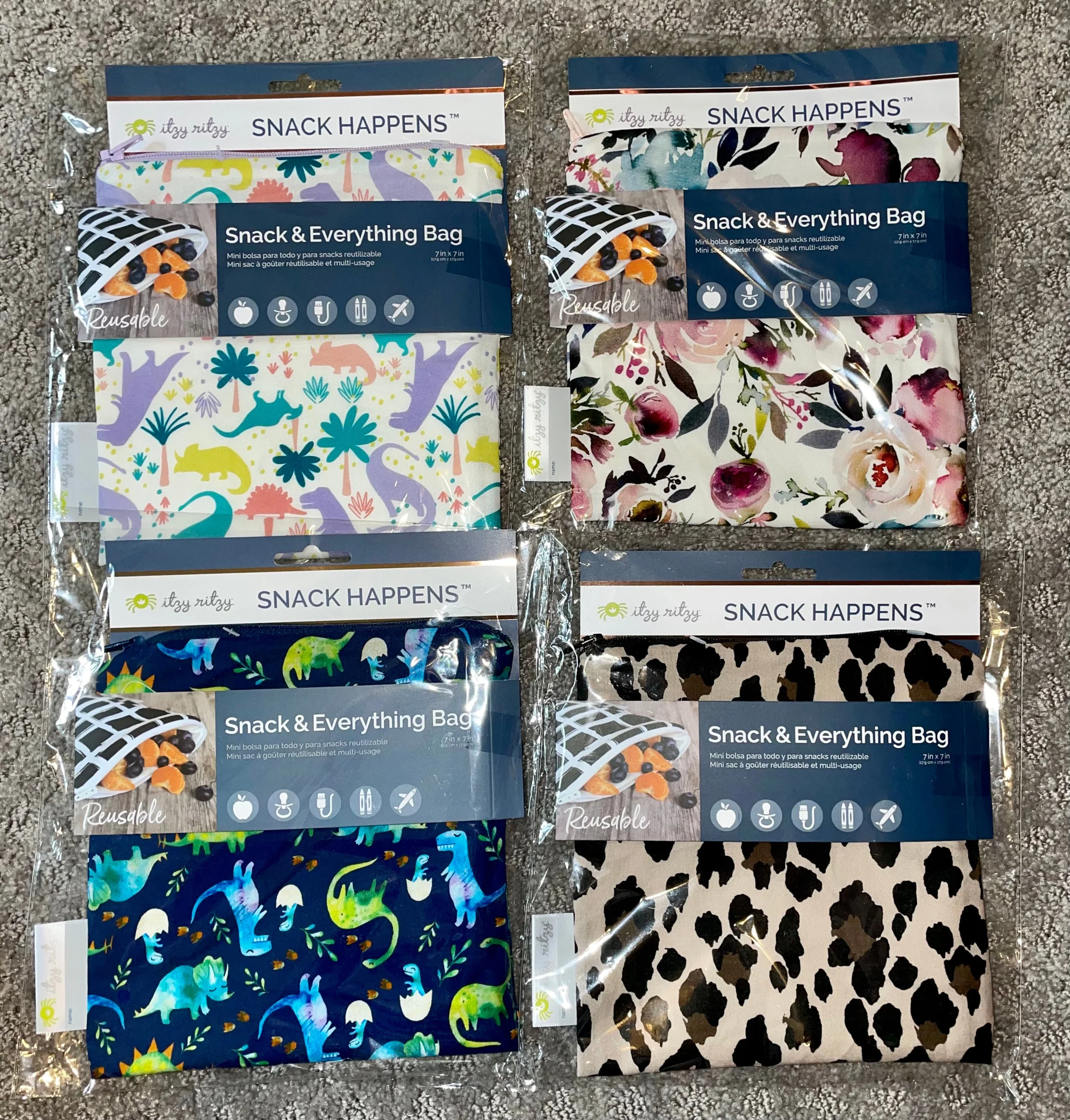 Snack & Everything Reusable Bag - Leopard