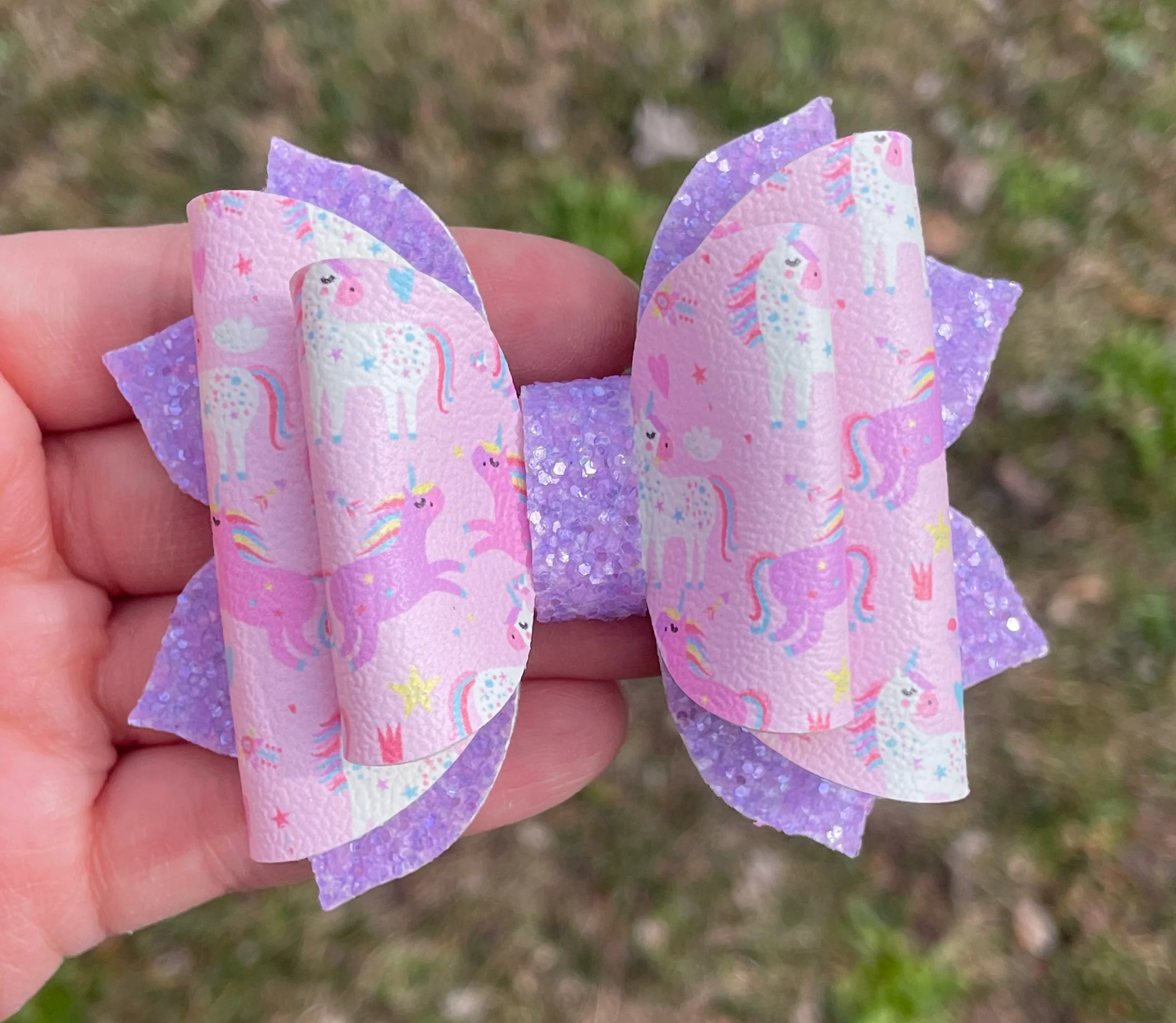 Magical Unicorns 3.5in Jasmine Bow
