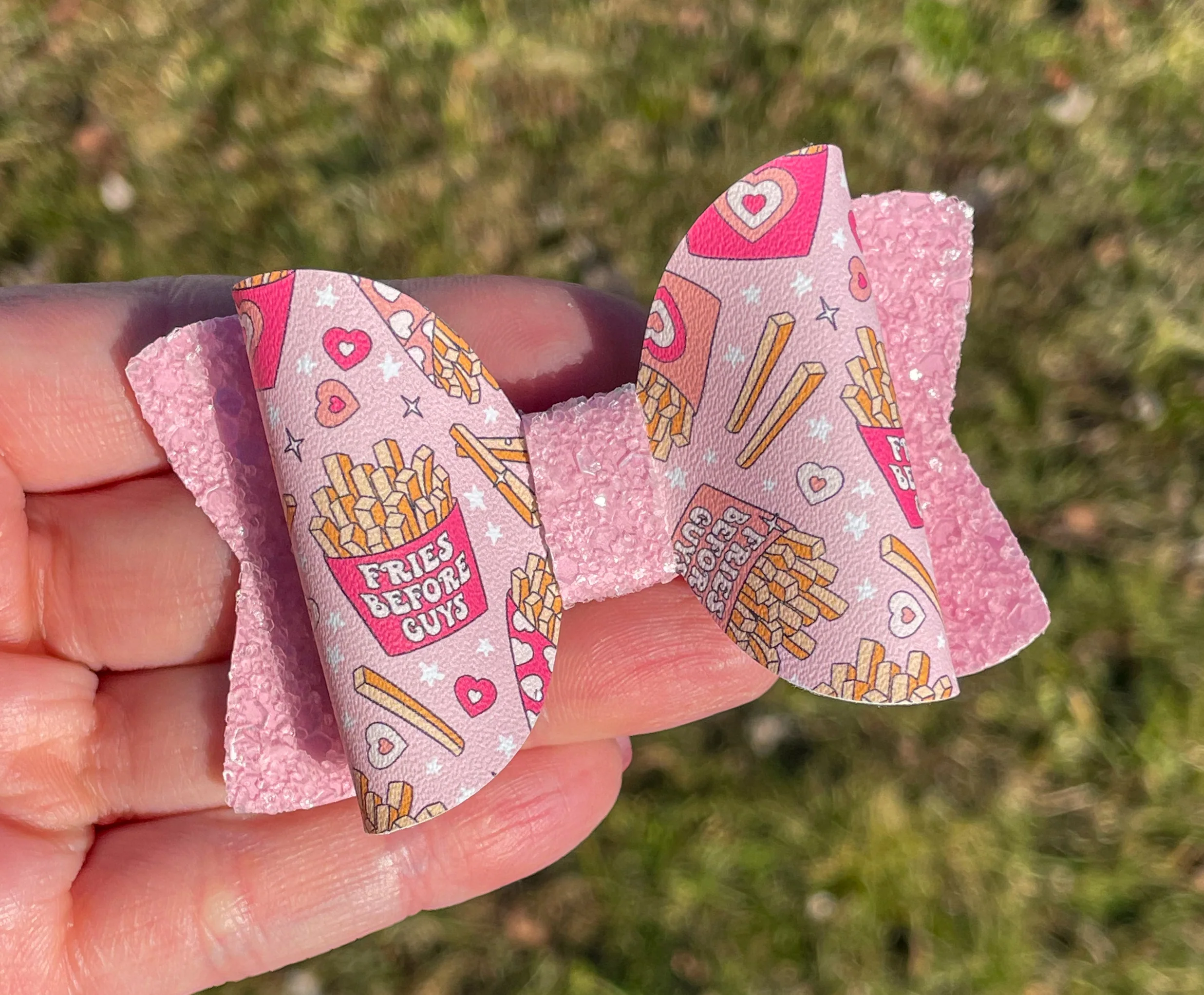 Fries Before Guys Pink 3in Original