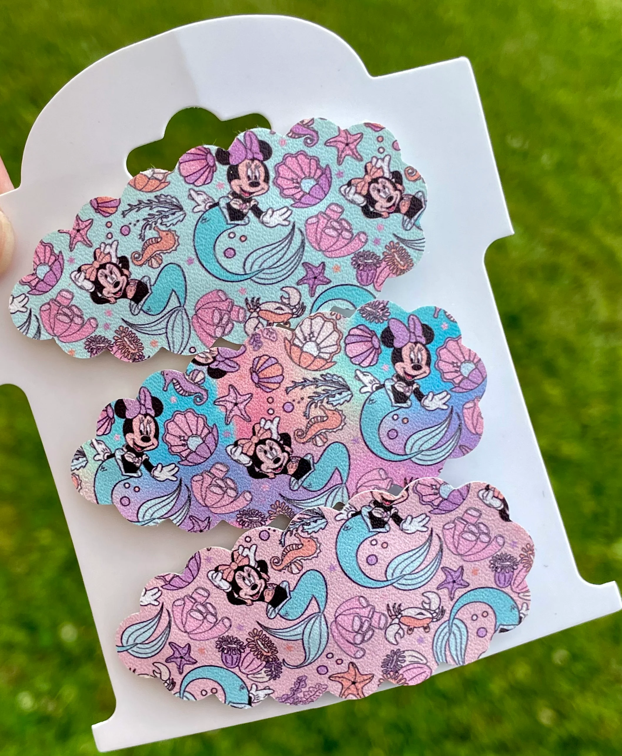 Mouse Girl Mermaid Snap Clips