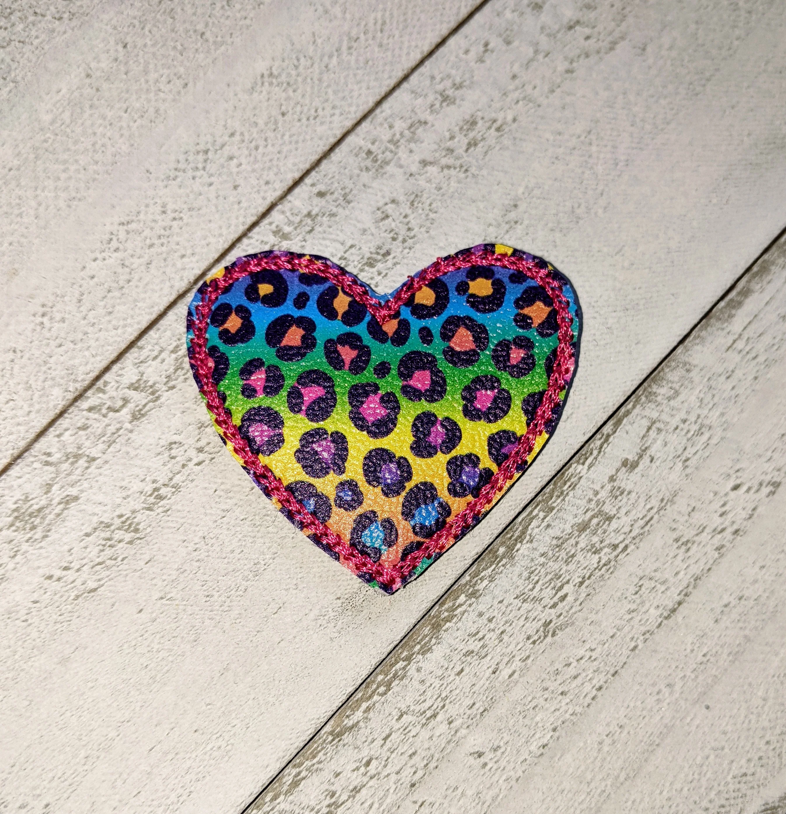 Rainbow Leopard Feltie