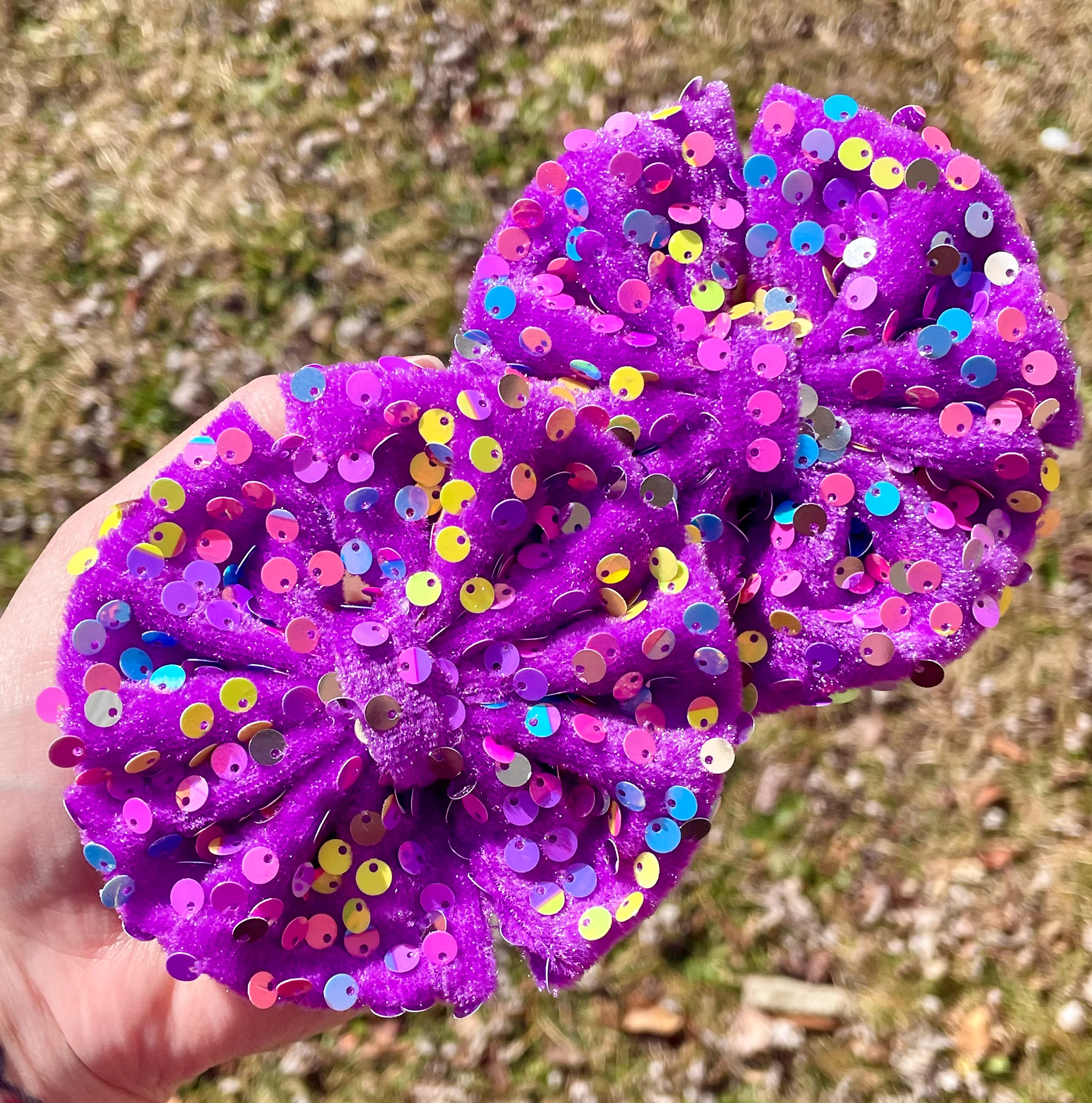 Carnival Sequin Velvet Fabric