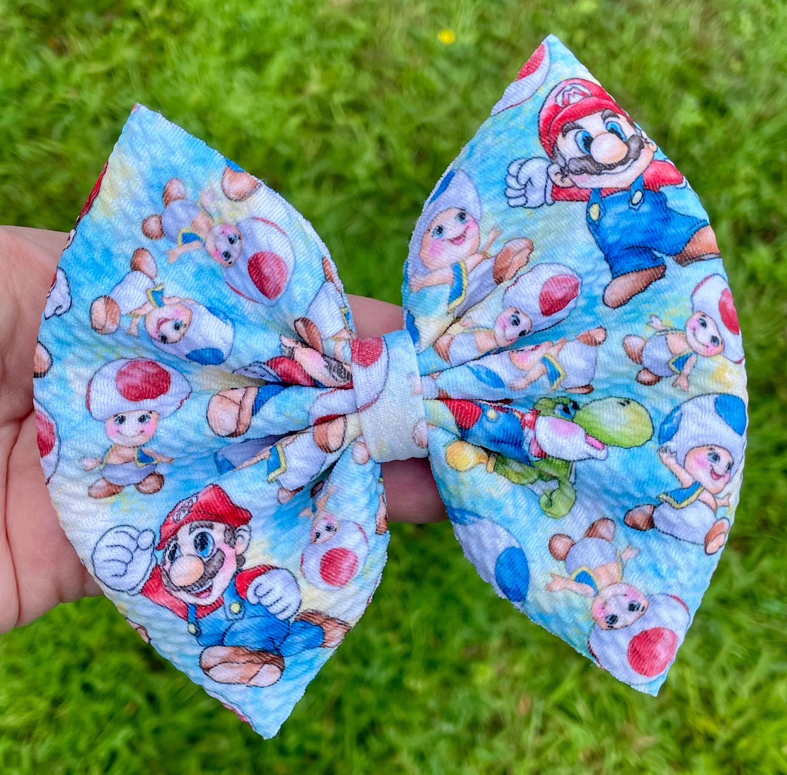 Mario Fabric Bow