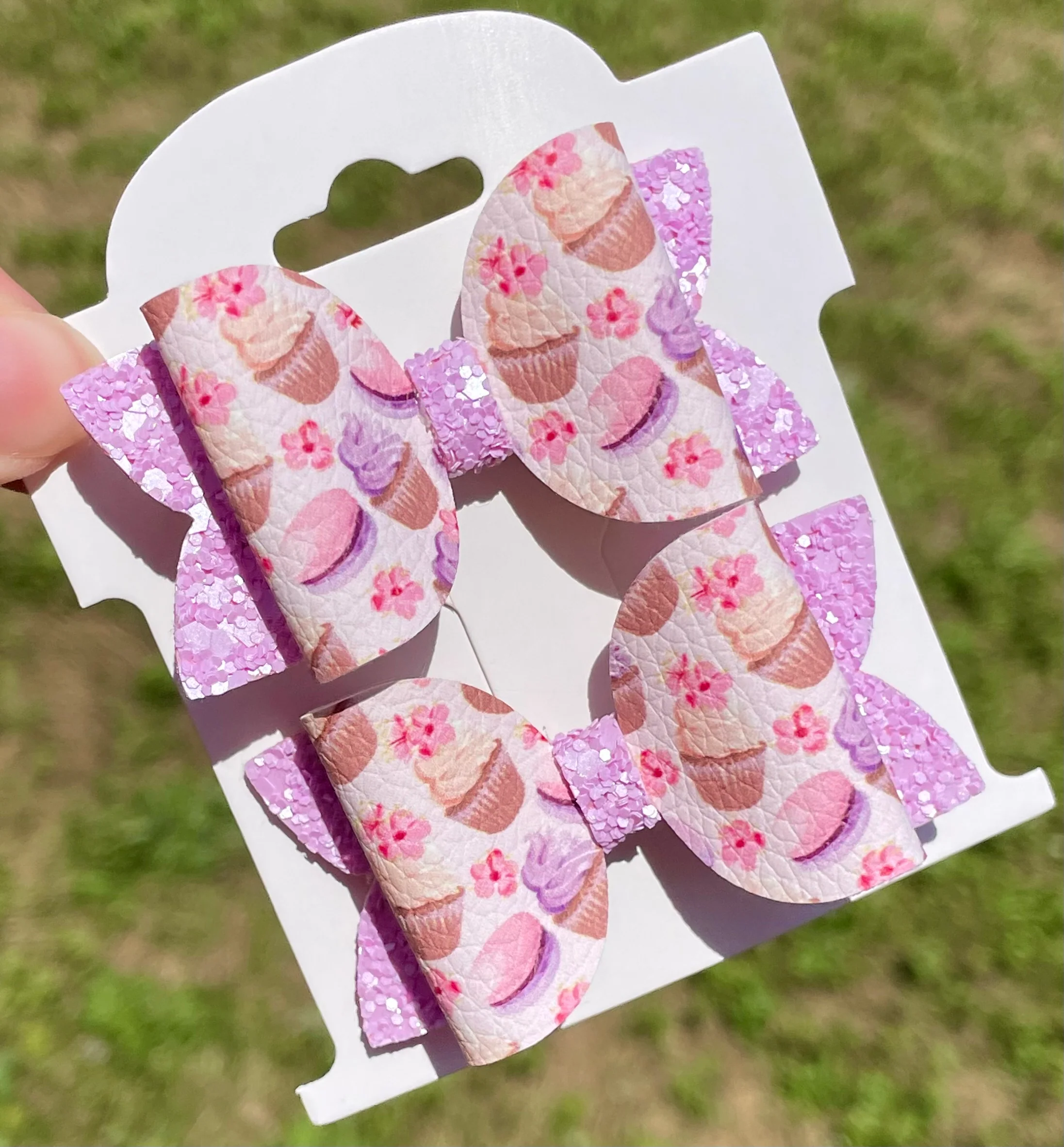 Pastel Cupcakes & Macarons 2.5in Beauty