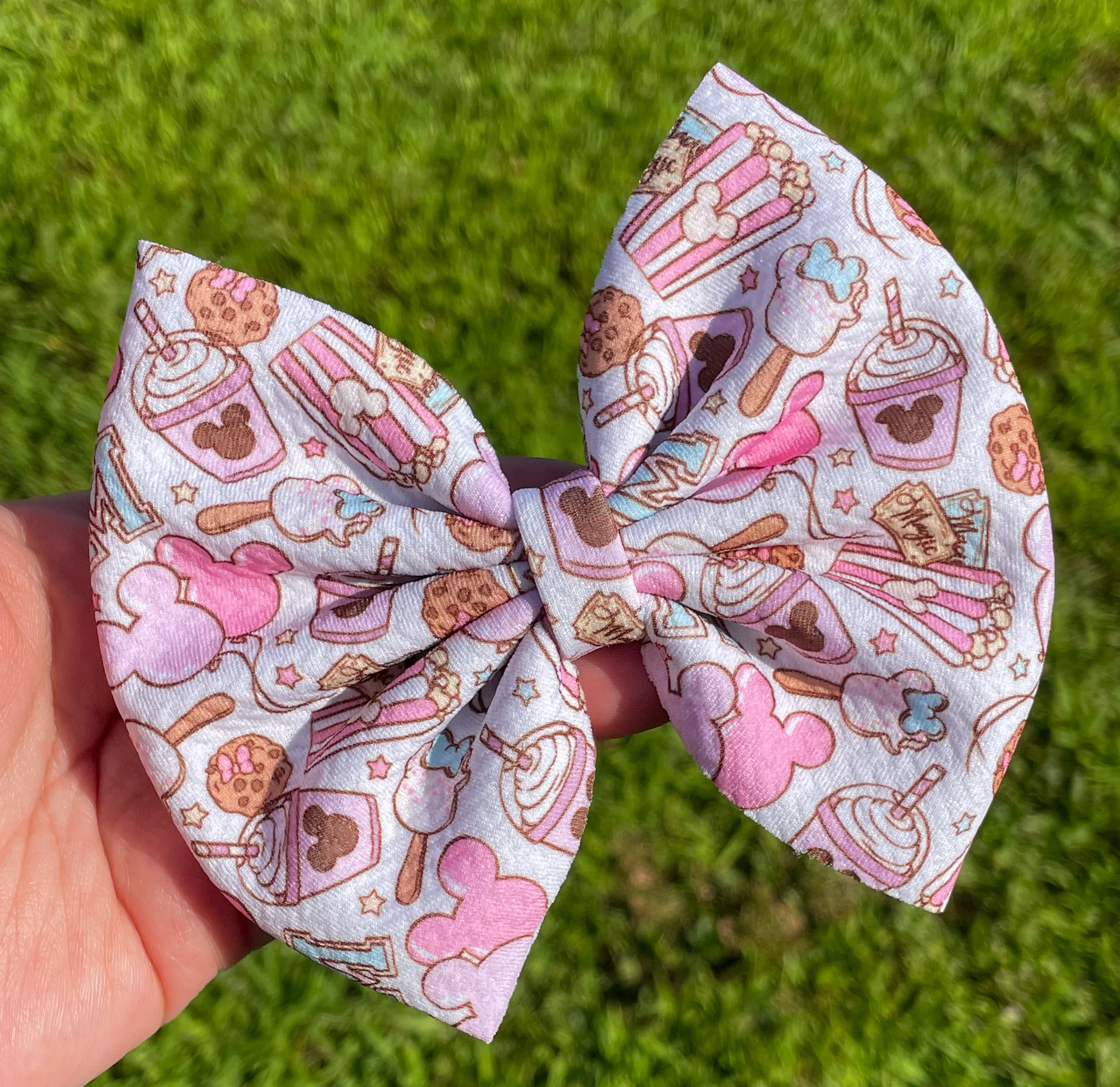 Sweetest Place on Earth Fabric Bow