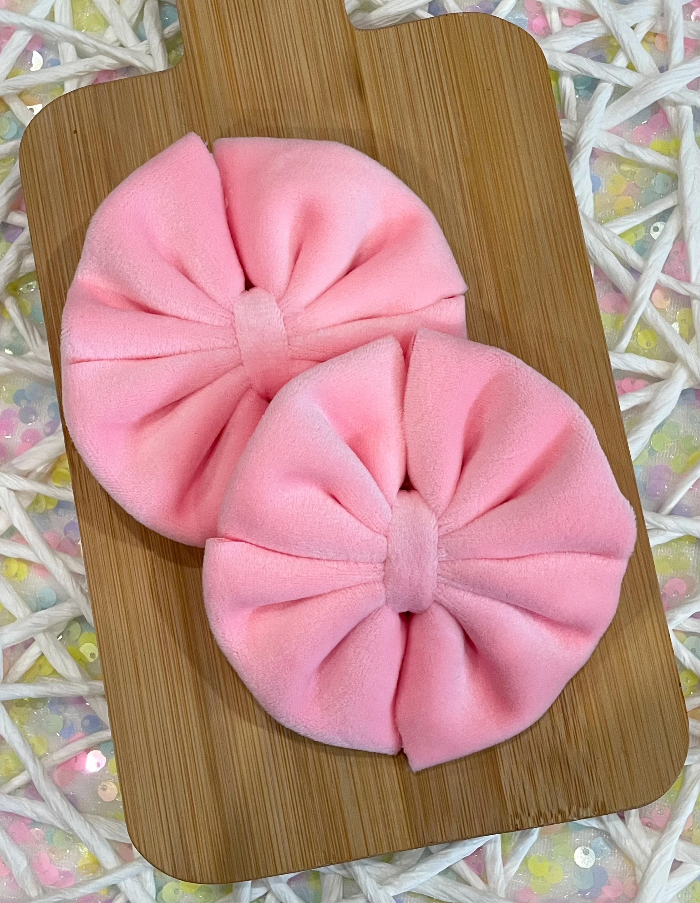 Pink Plushy Velvet Fabric