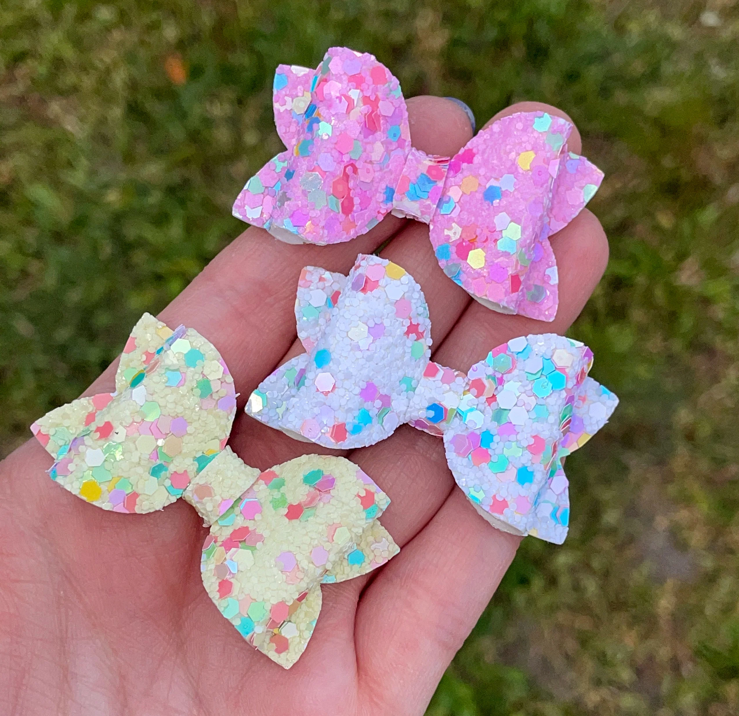 Pastel Confetti 2in Beauty Bow