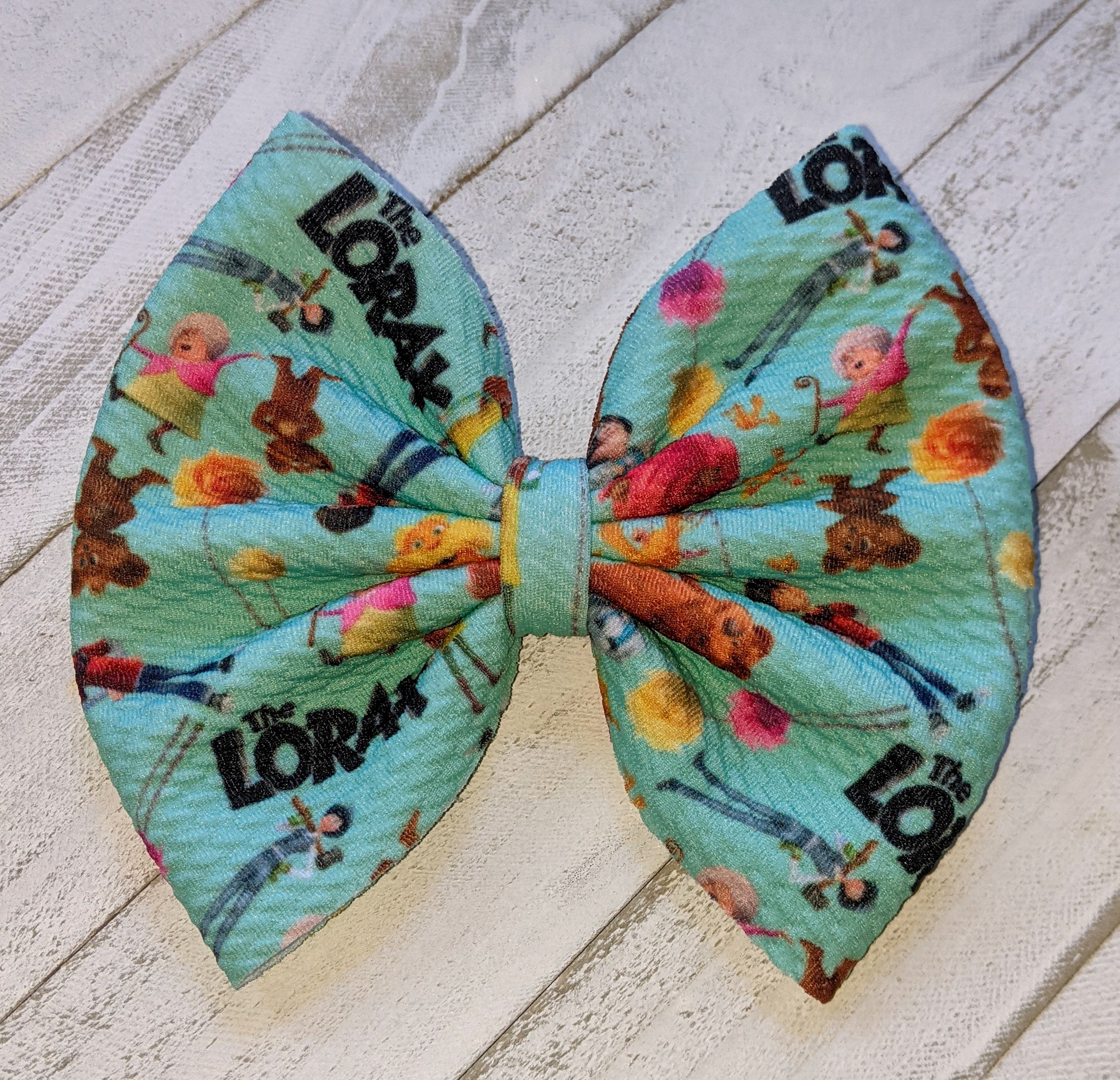 Little Orange Tree Hugger Fabric Bow