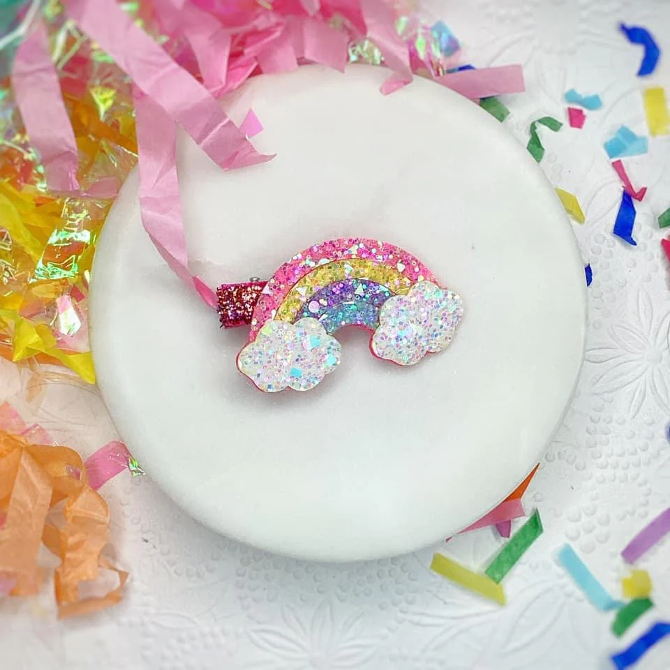 Pastel Rainbow Clip