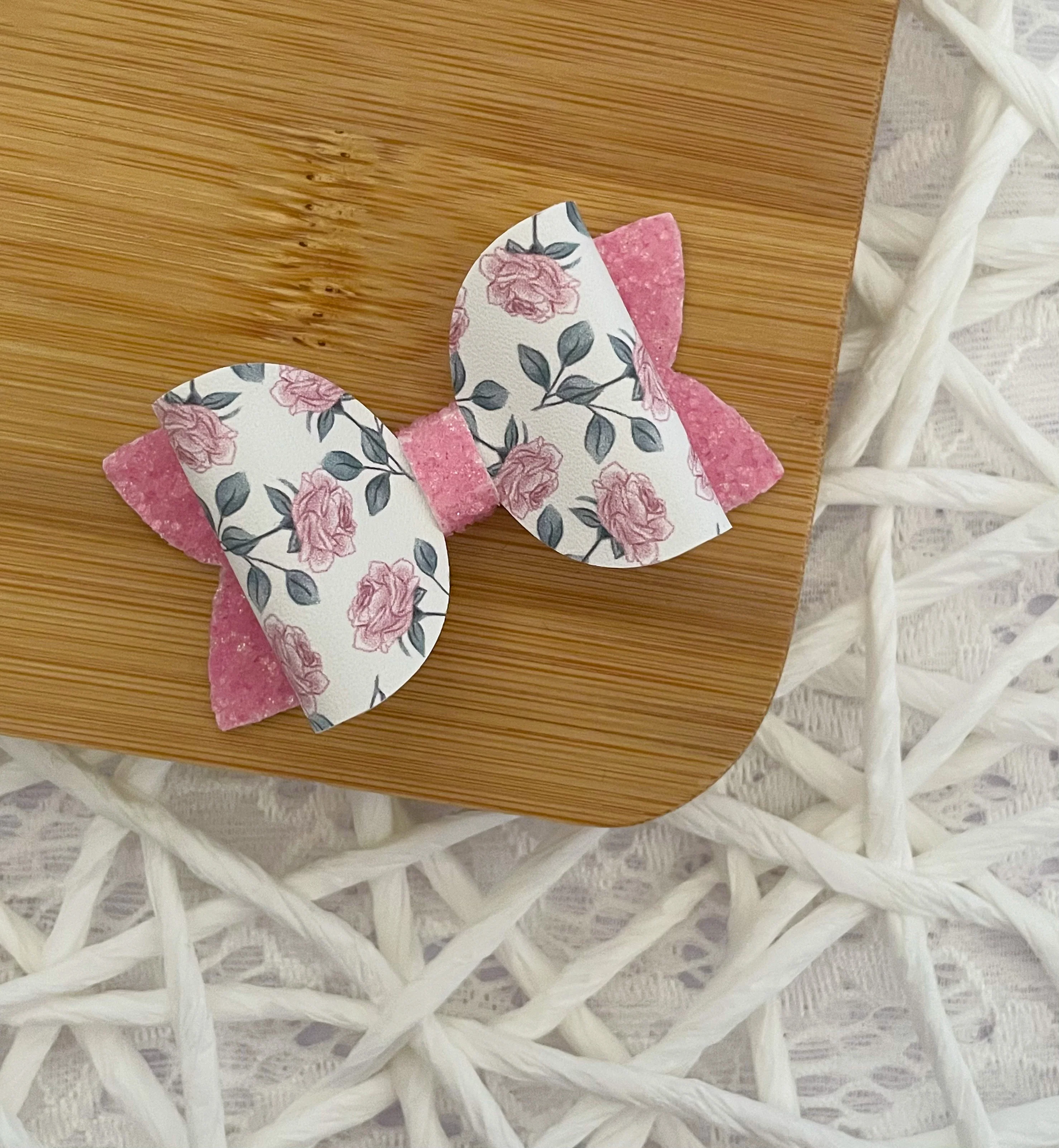 Sweet Pink Roses 2.5in Beauty