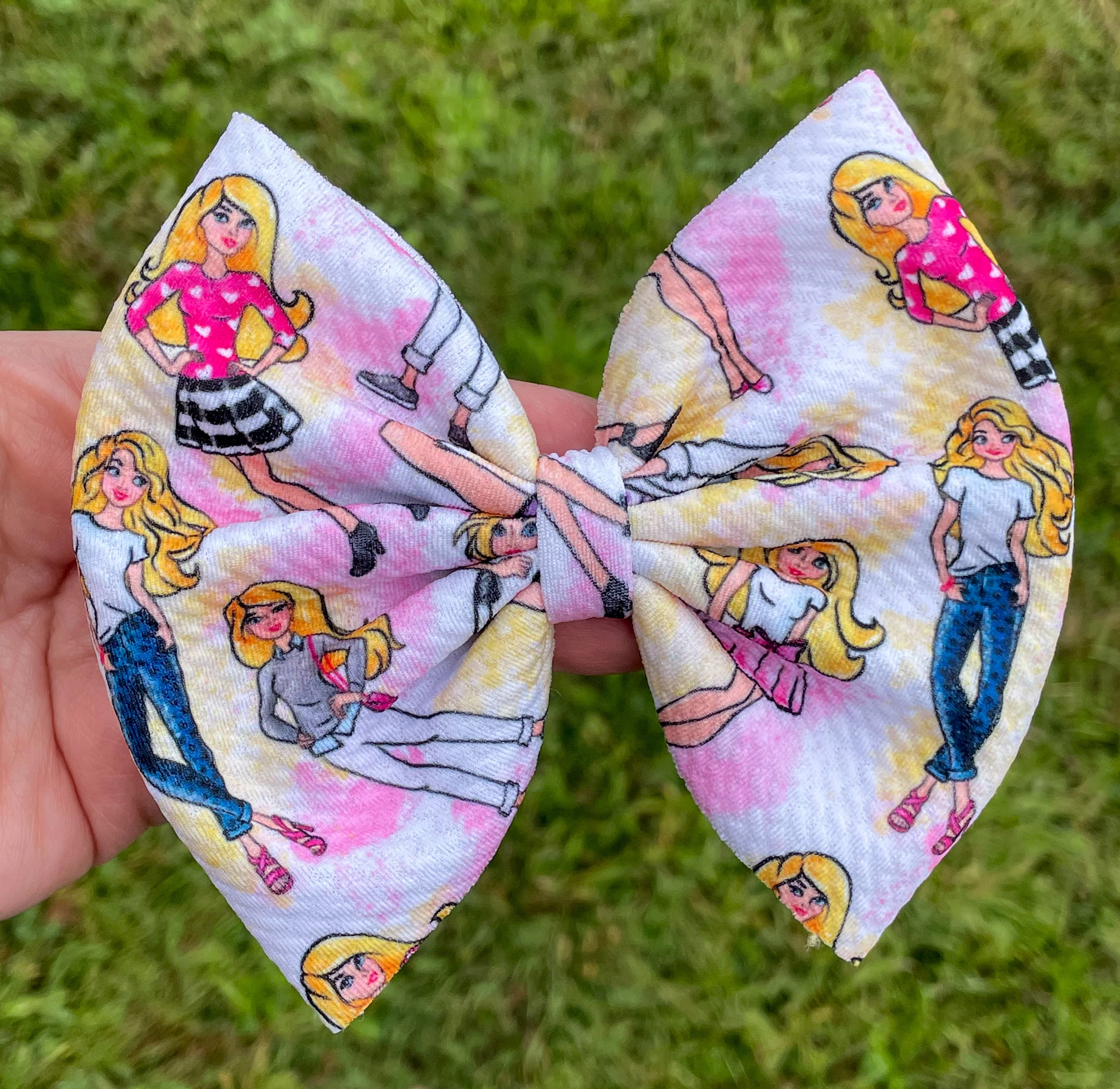 Barbie Stylin Fabric Bow