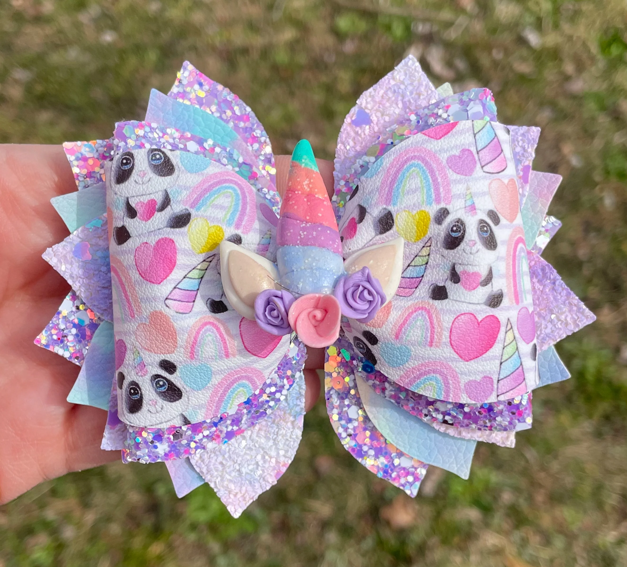 Pandacorn Clay 4.5in Phoebe Bow