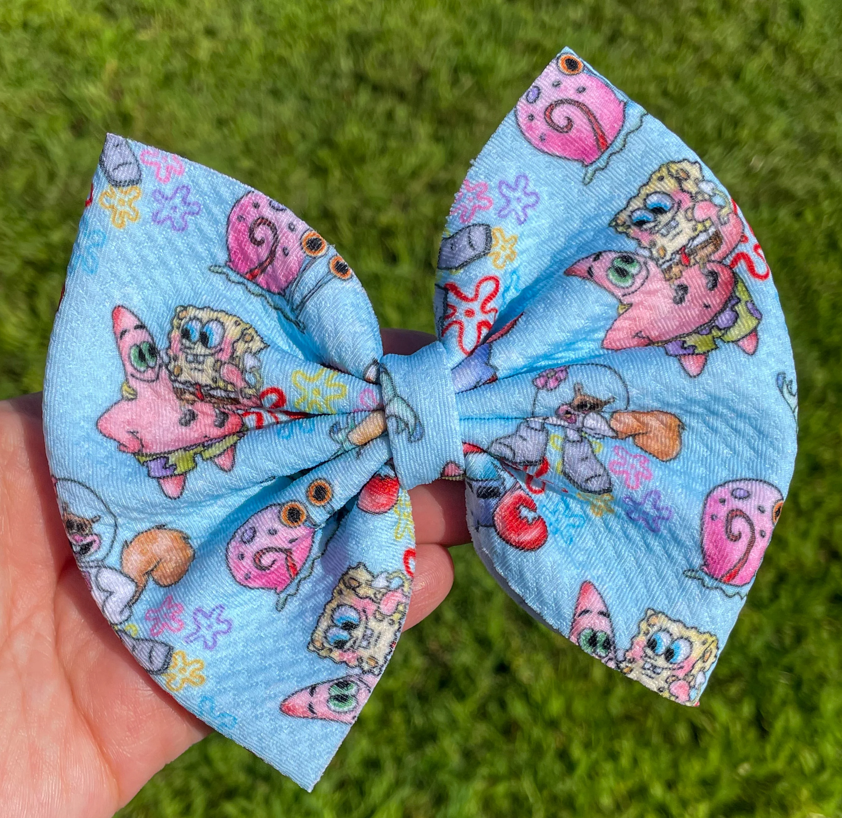 Sponge Guy Fabric Bow