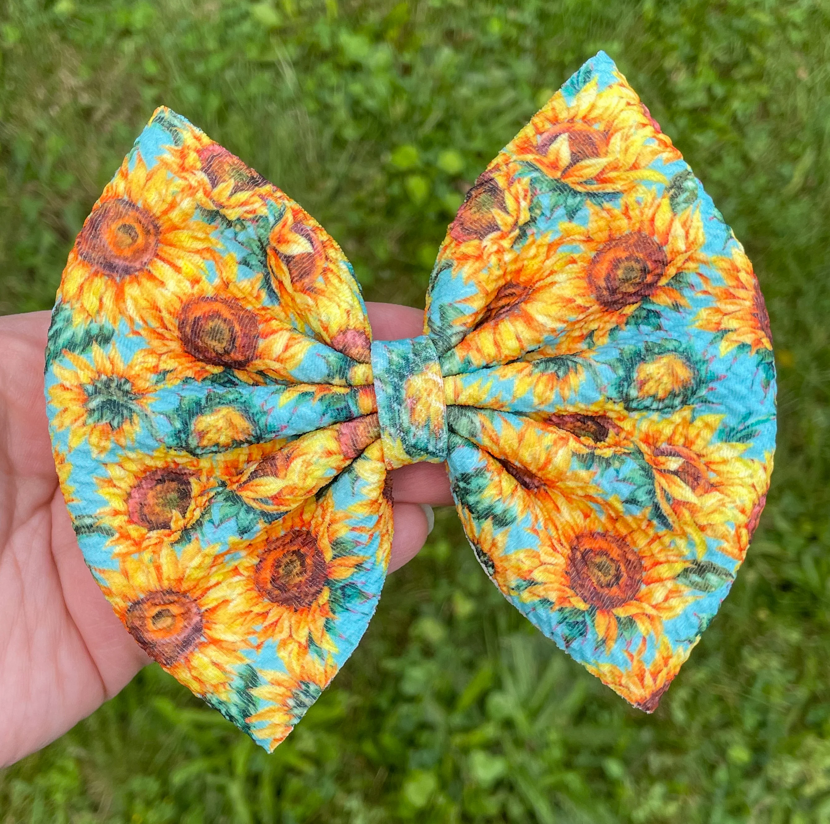 Fall Prints Fabric Bows