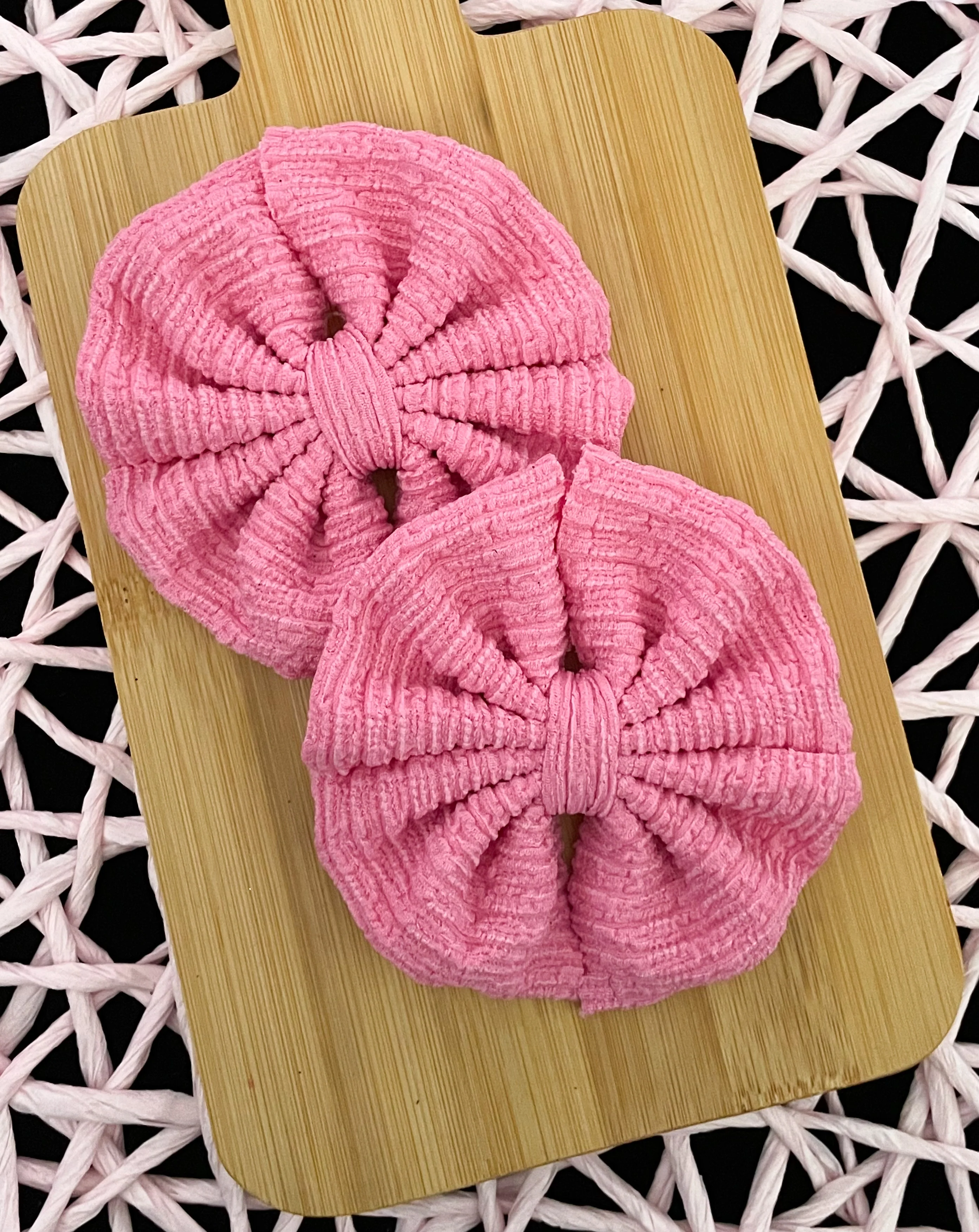 Pink Rose Stretch Fabric