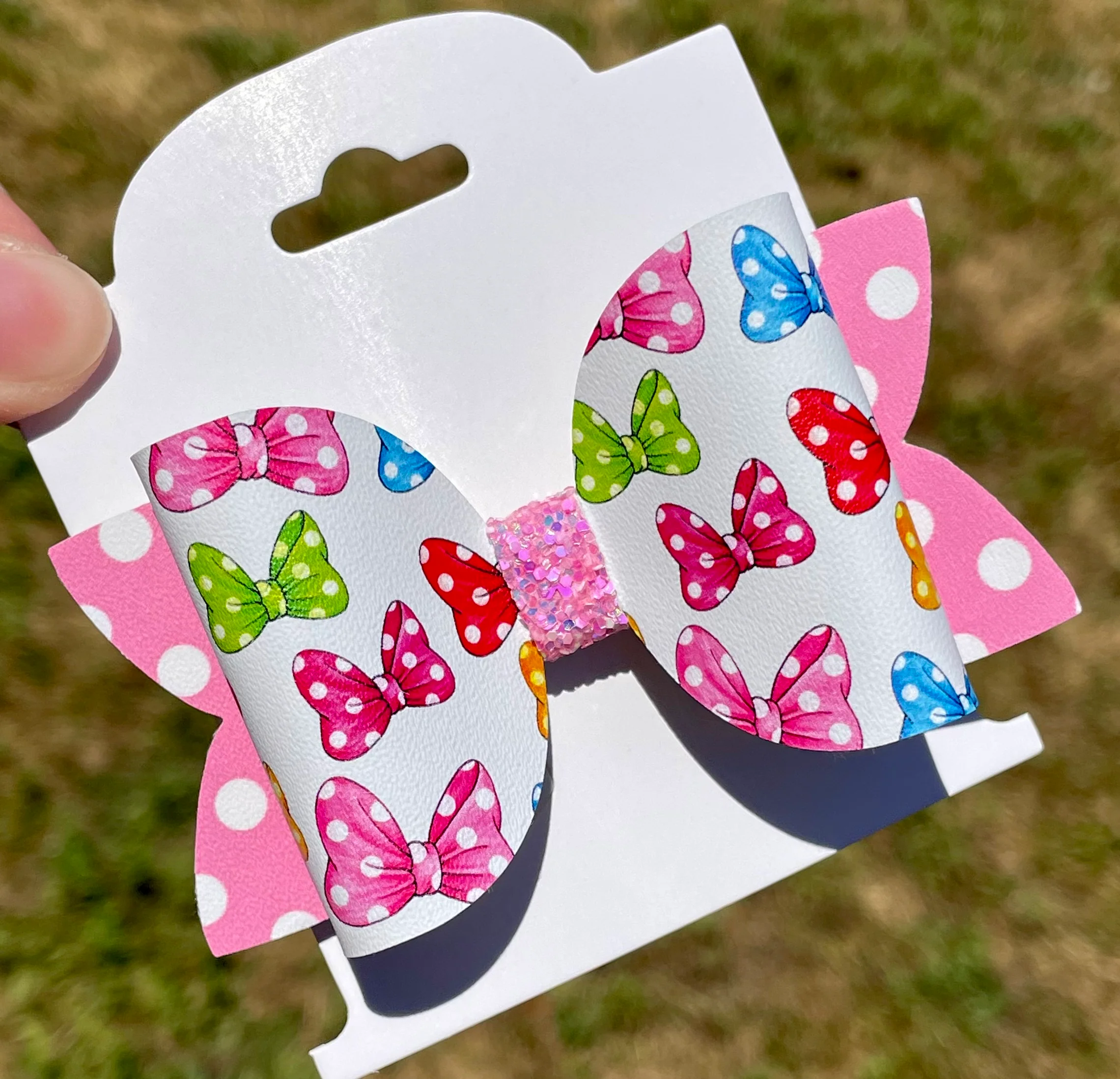 Colorful Mouse Bows 3.5in Beauty